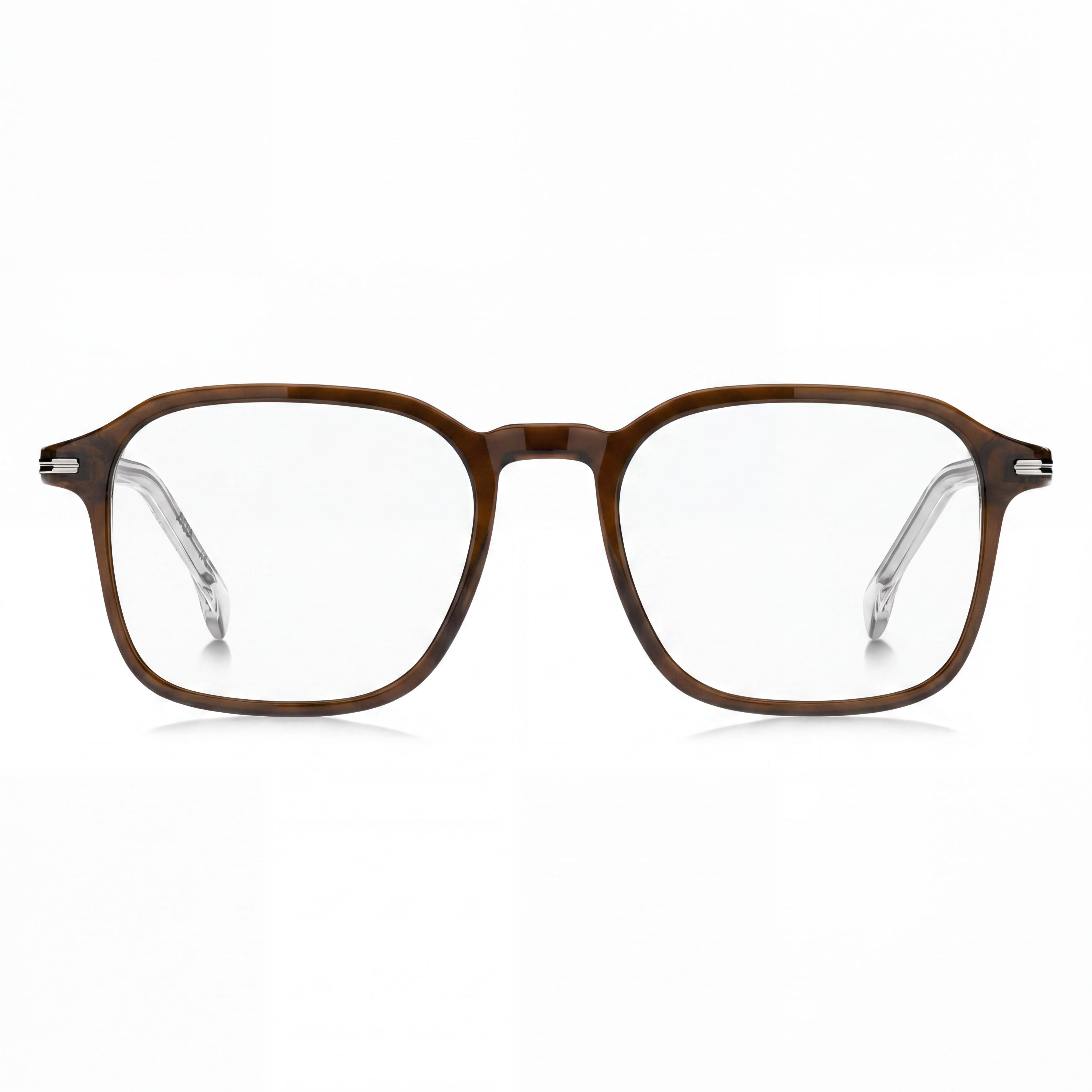 Hugo Boss Modern Men's Eco Light Acetate Brown Optical Frames with Demo Lens 51-19-145, Photo 2