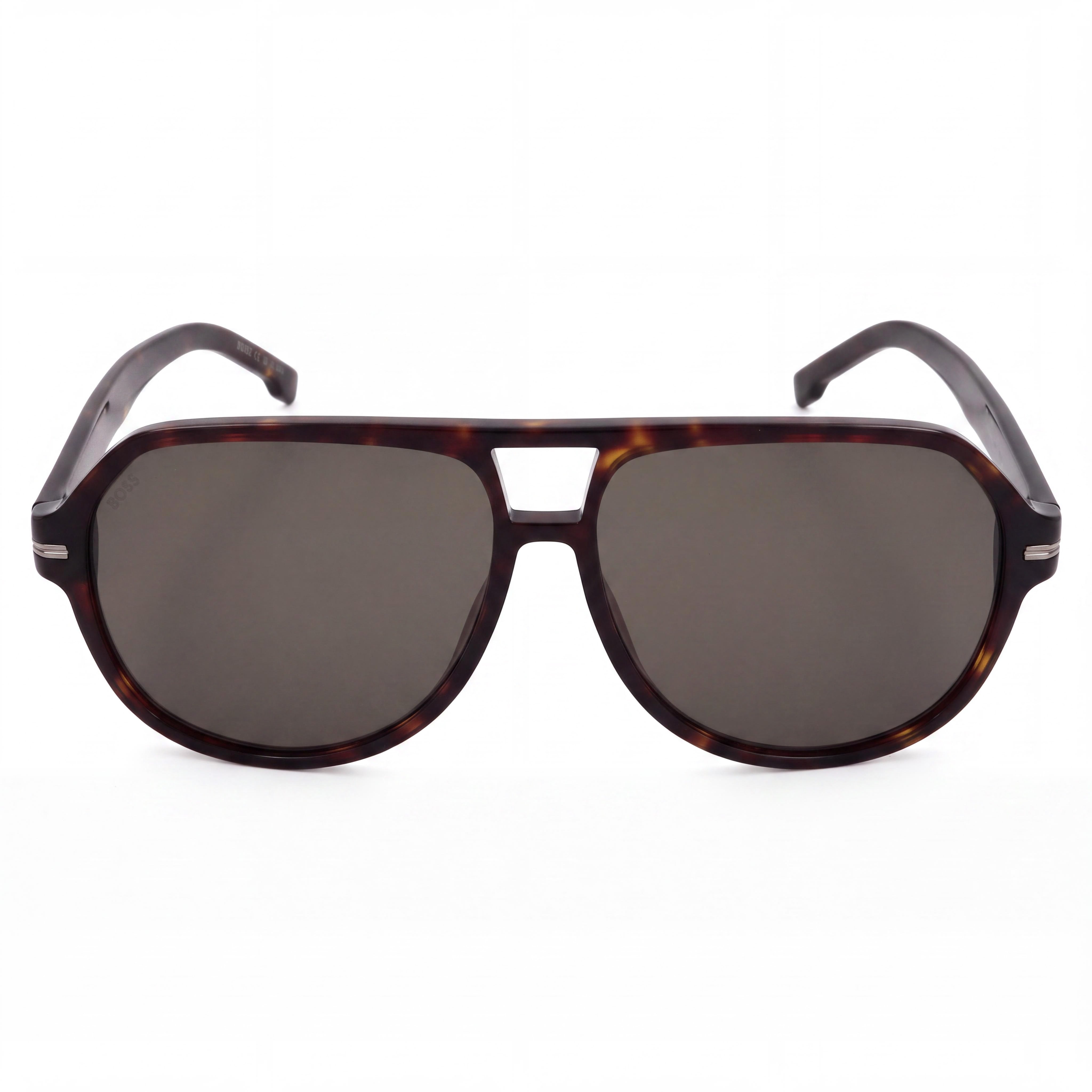 Hugo Boss 086/Ir Unisex Havana ECO ACETATE Polycarbonate Lens Sunglasses, 100% UVA & UVB Protection, Photo 2