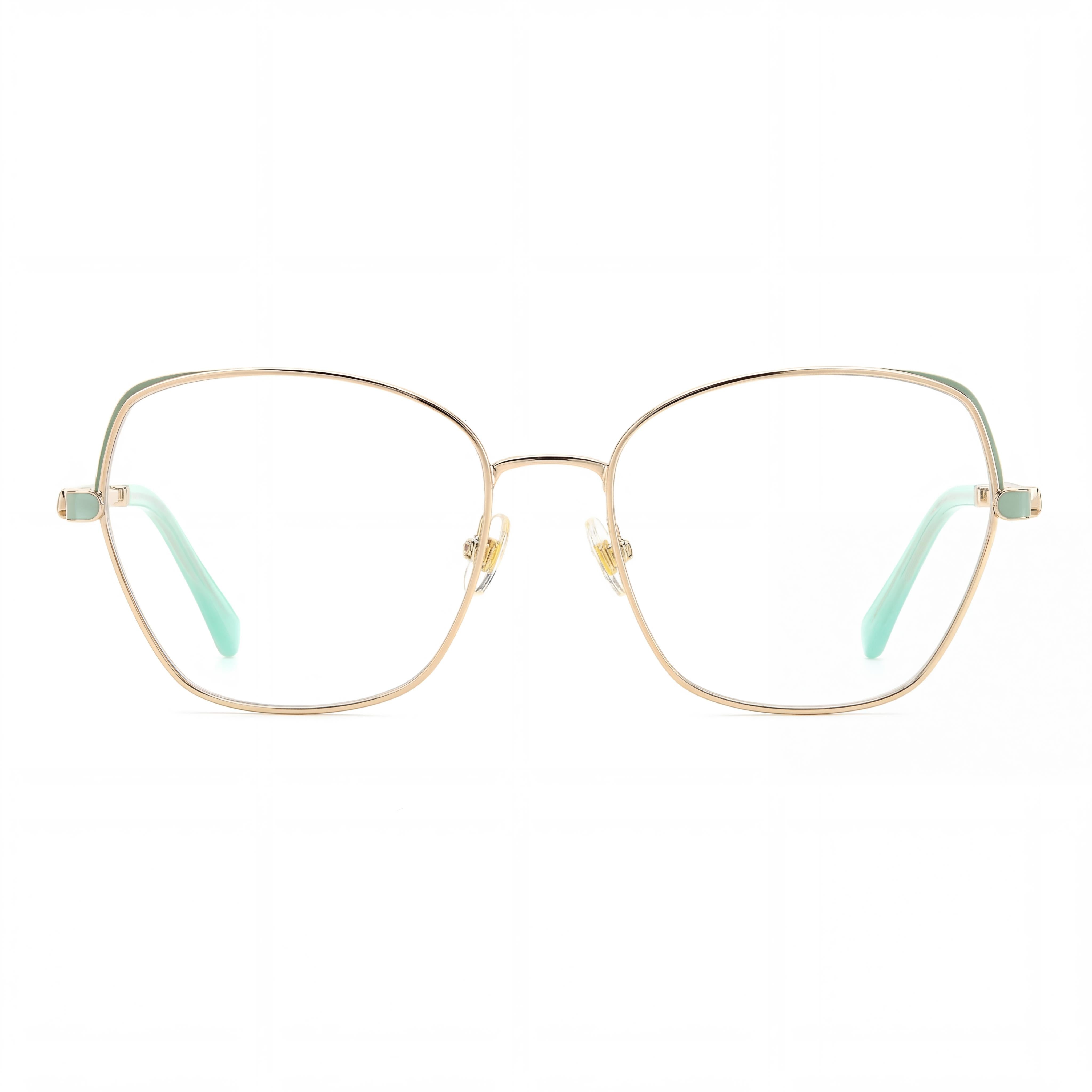 kate spade new york Zeena/G Women's Sunglasses with Gold Green Metal Frame 54mm, Photo 2