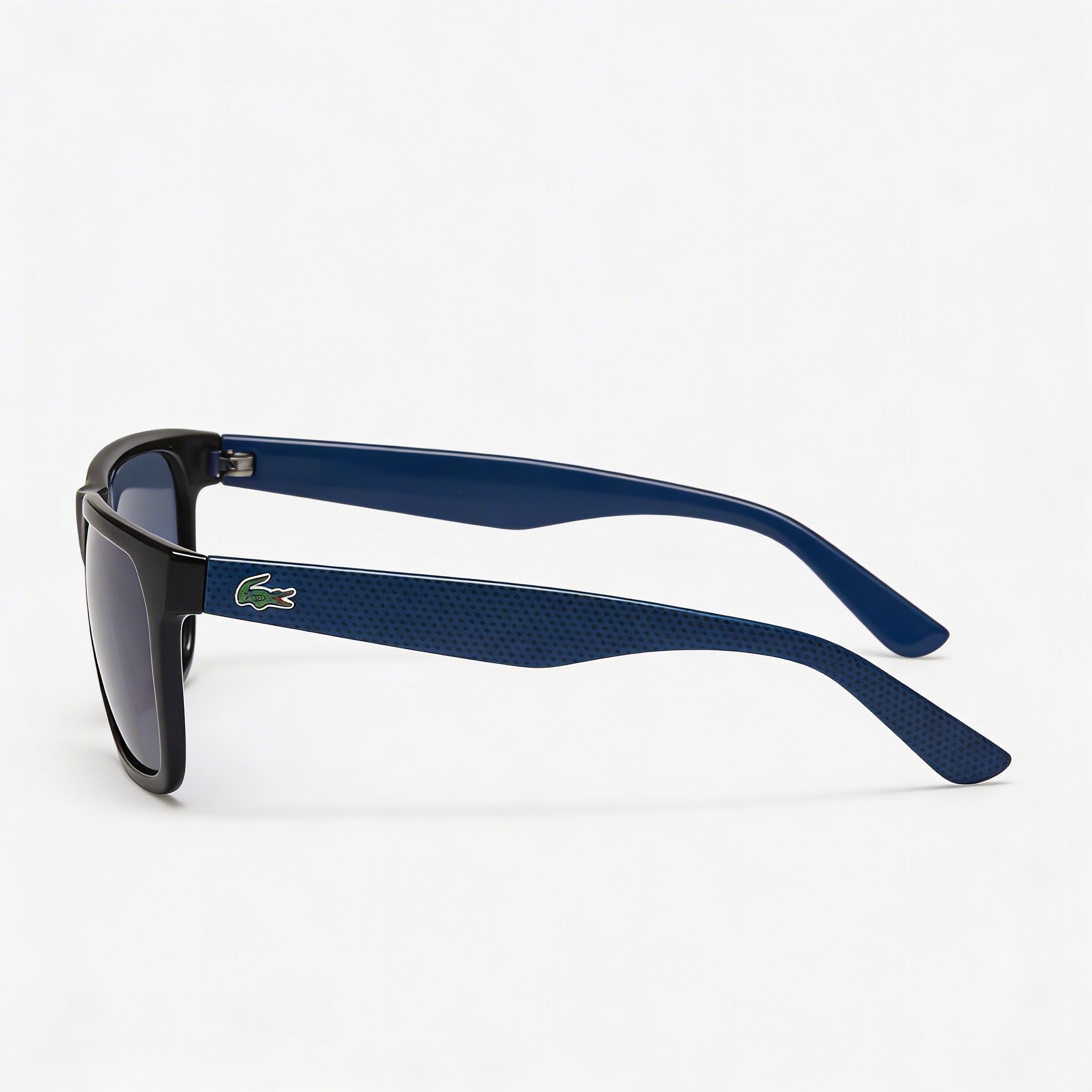 Lacoste L732S N Unisex Casual Square Black Plastic UV 400 Blue Lens Sunglasses 56mm, Photo 3