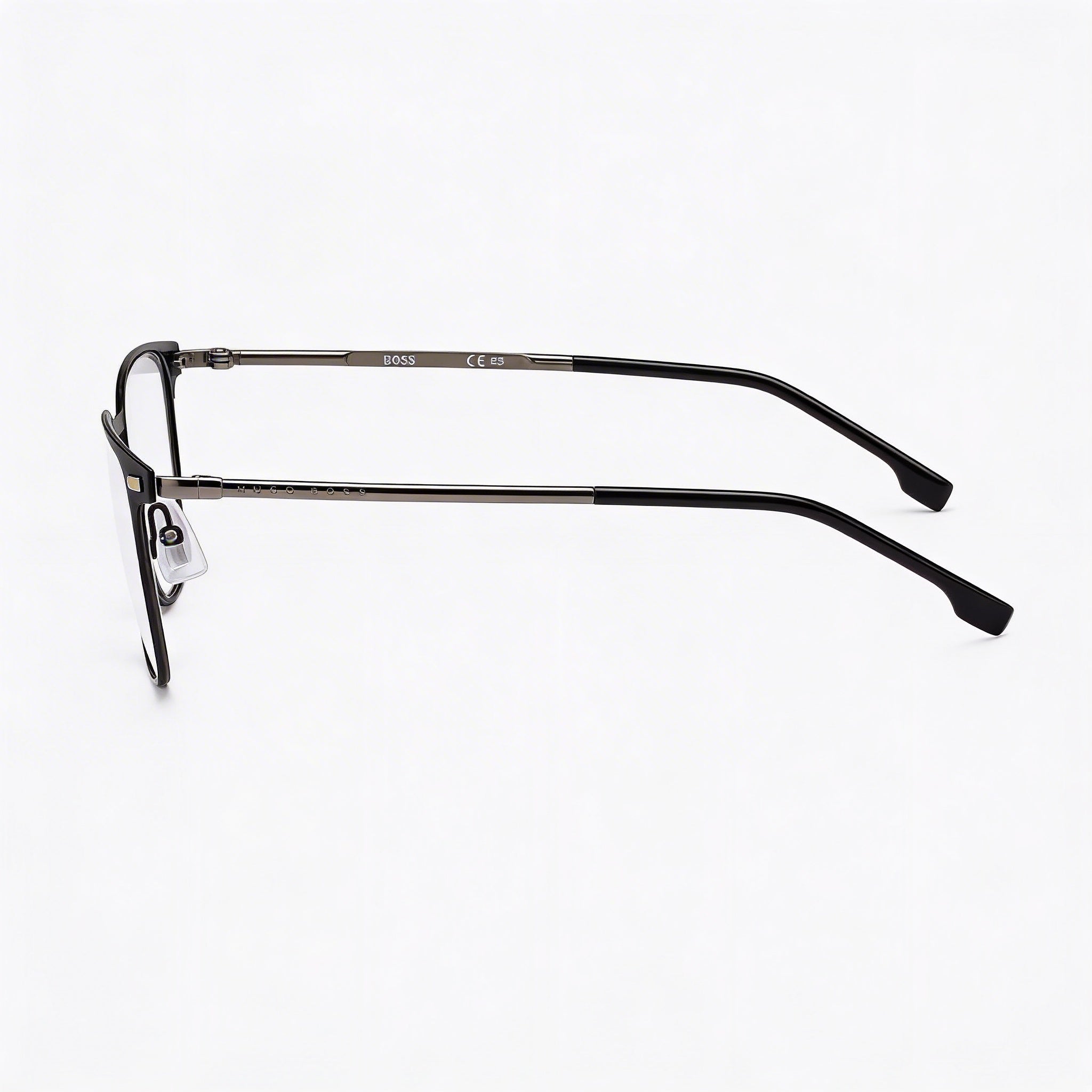 Hugo Boss Boss 1021 Men's Eyeglasses with Metal Frame in Matte Black finish, featuring a 52mm Lens Width., Photo 3