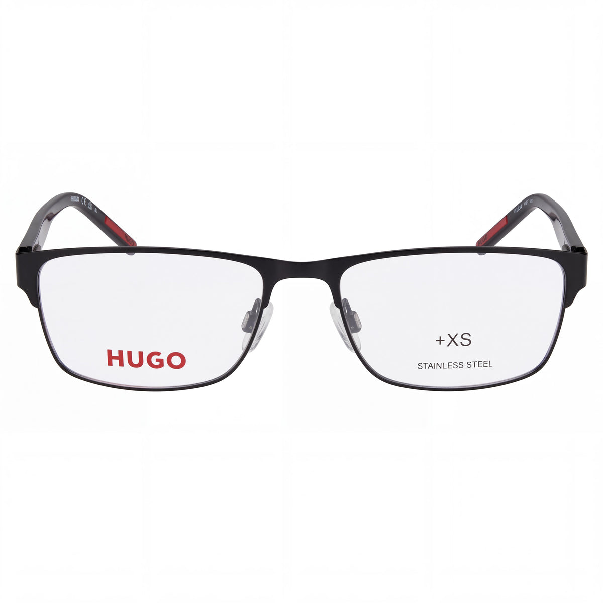 Hugo Boss Hg 1263 Men's Modern Style Black Alloy Steel Frame Black Polycarbonate Lenses Sunglasses 55mm, Photo 2