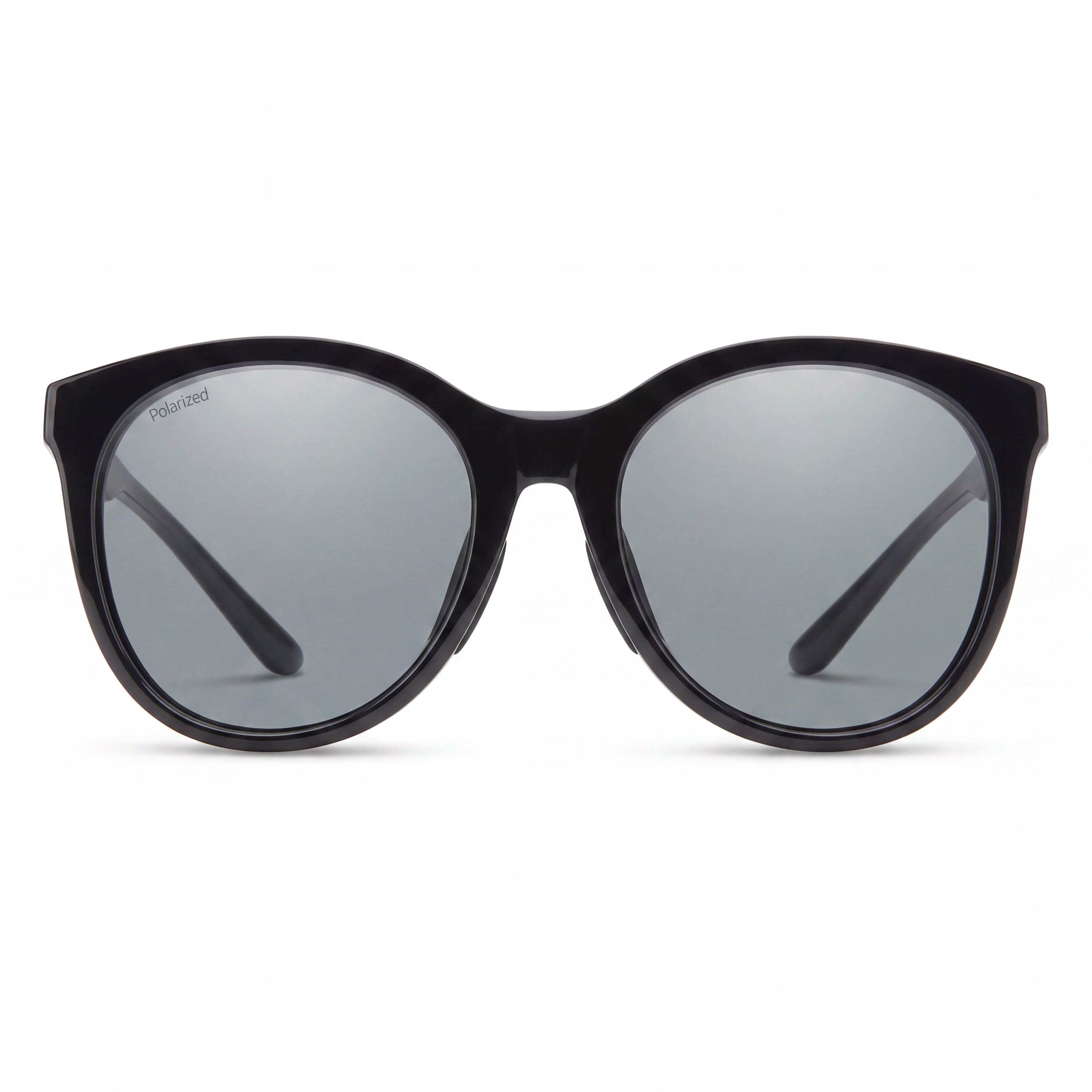SMITH Bayside Unisex Polarized Bio-Based Sunglasses, Black Frame, Polarized Gray Lenses, 54mm, Photo 2