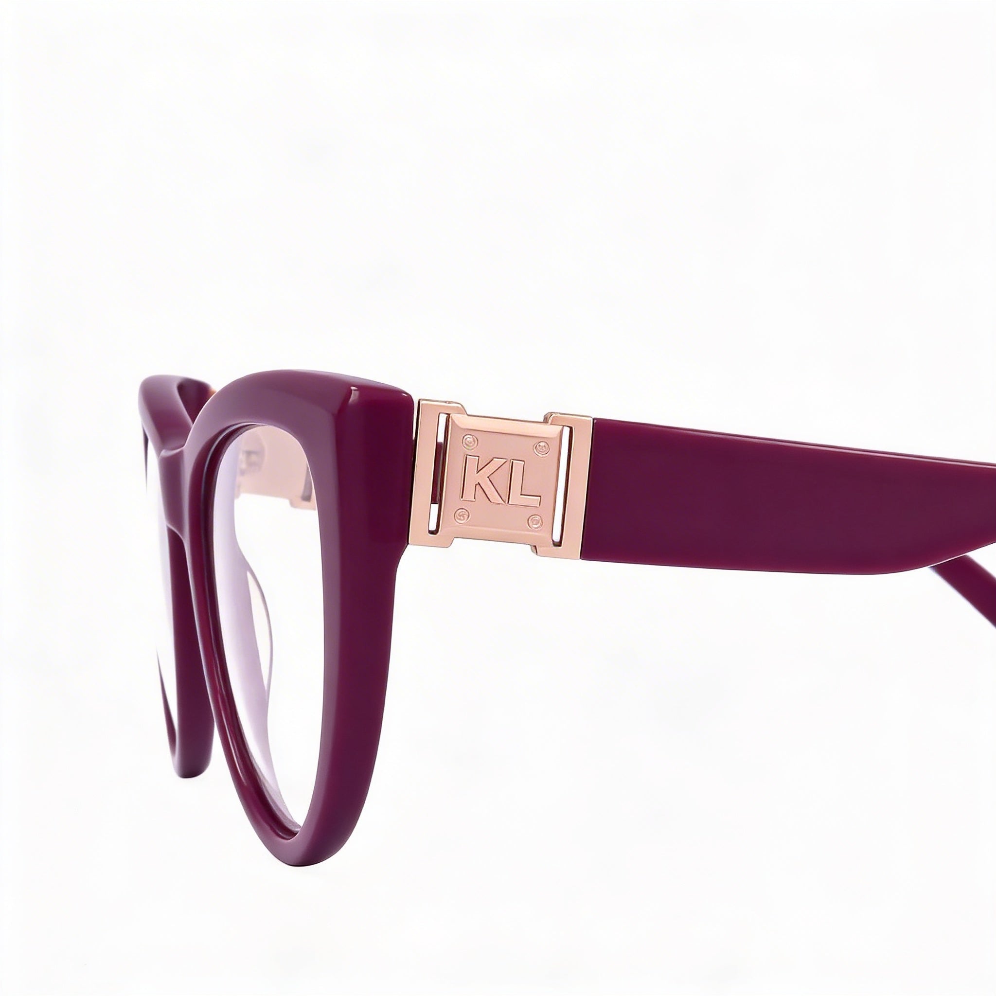 Karl Lagerfeld Gafas de sol modernas para mujer con montura de acetato gris texturizado y lentes de policarbonato gris texturizado de 54 mm, Photo 3