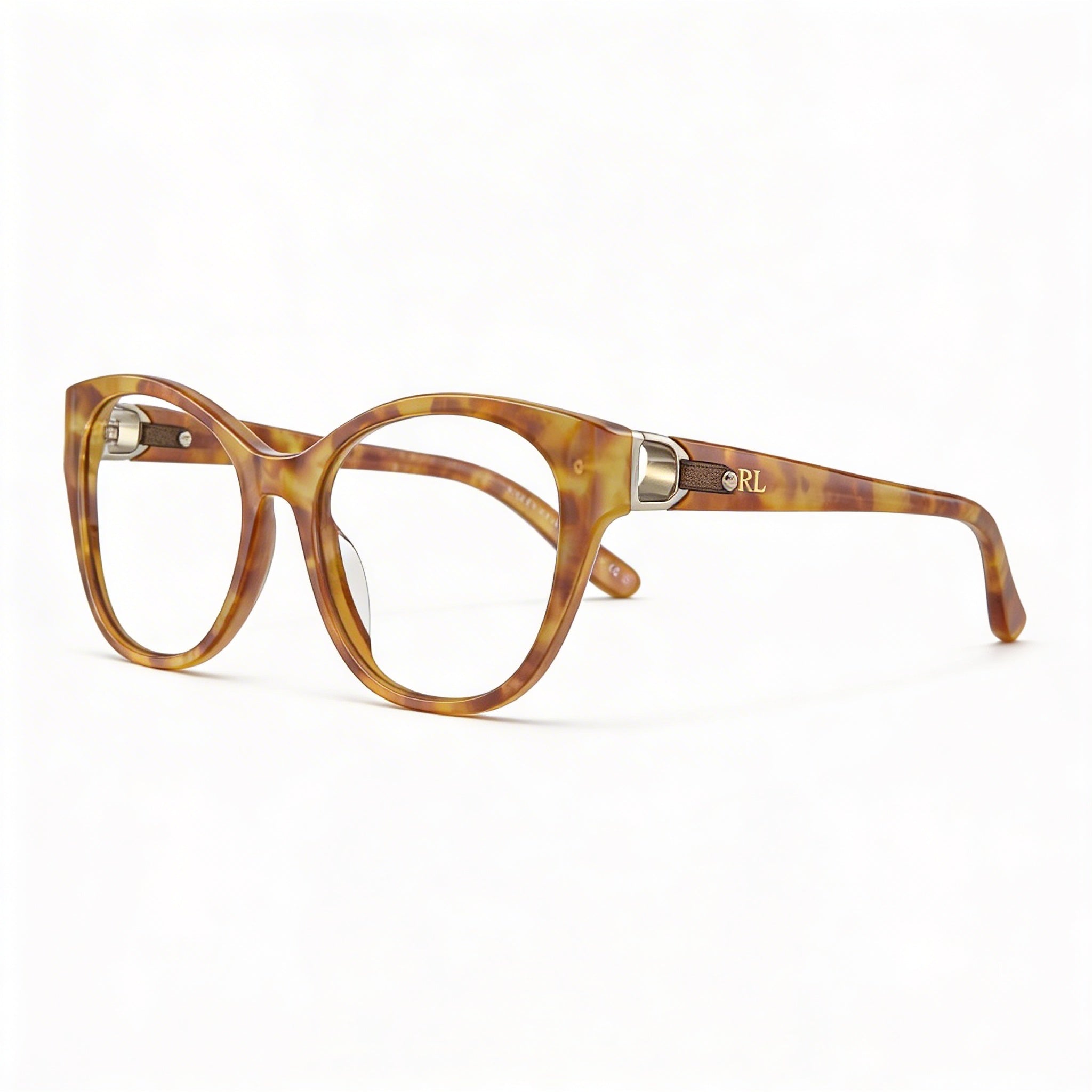 Monturas de gafas multicolor Ralph Lauren RL6235QU para hombre con lentes transparentes de demostración para prescripción personalizada, Photo 1