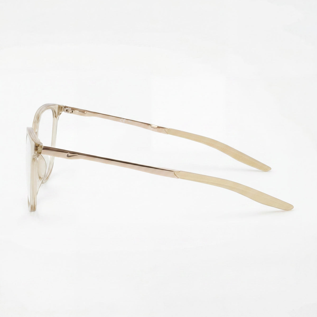 Nike Casual Women’s Optical Frames in Team Gold with Transparent Plastic Lenses, Size 54-16-140, Photo 2