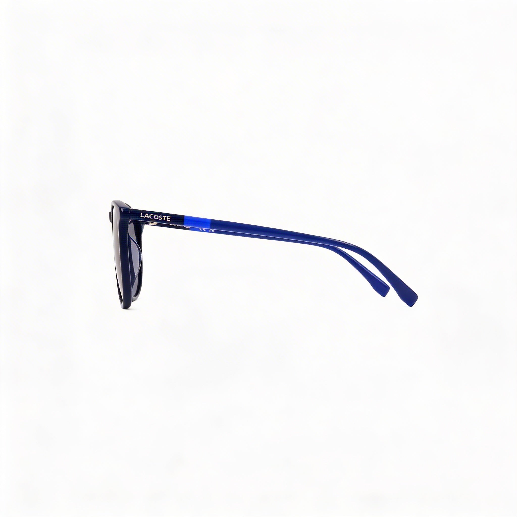 Gafas de sol Lacoste Wayfarers Unisex Azul Gris Oscuro Montura de Acetato Lentes Gris Oscuro 54mm 100% Protección UV, Photo 2