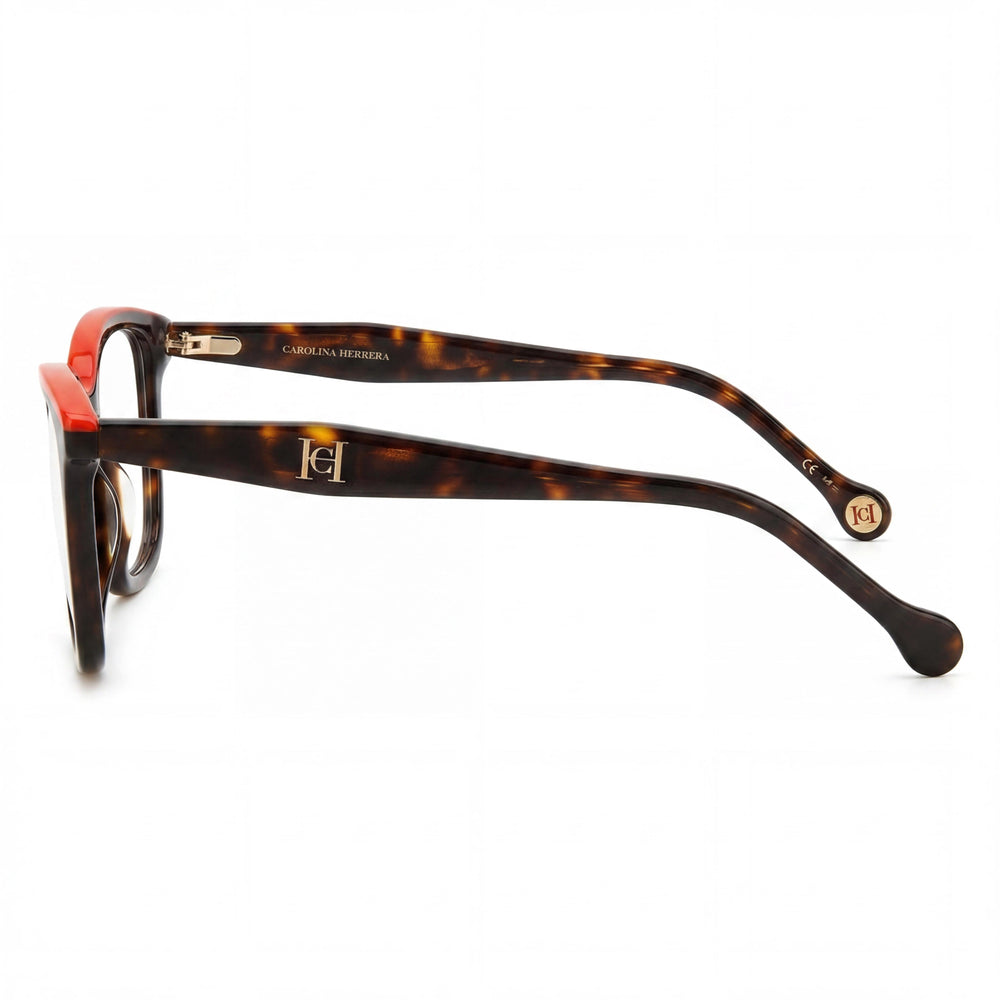Carolina Herrera Her 0146 Women's Havana Red Plastic Sunglasses 52mm