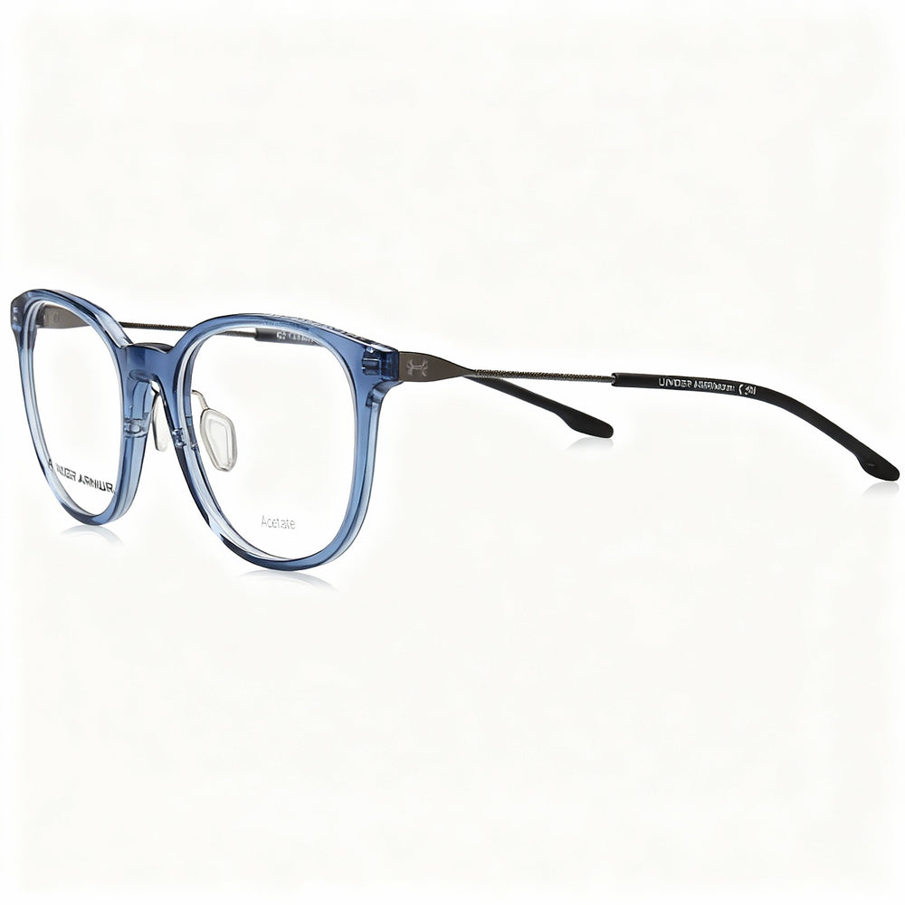 Under Armour UA 5033/G Women's Rectangular Acetate Full-Rim Optical Frames Blue Crystal 51mm