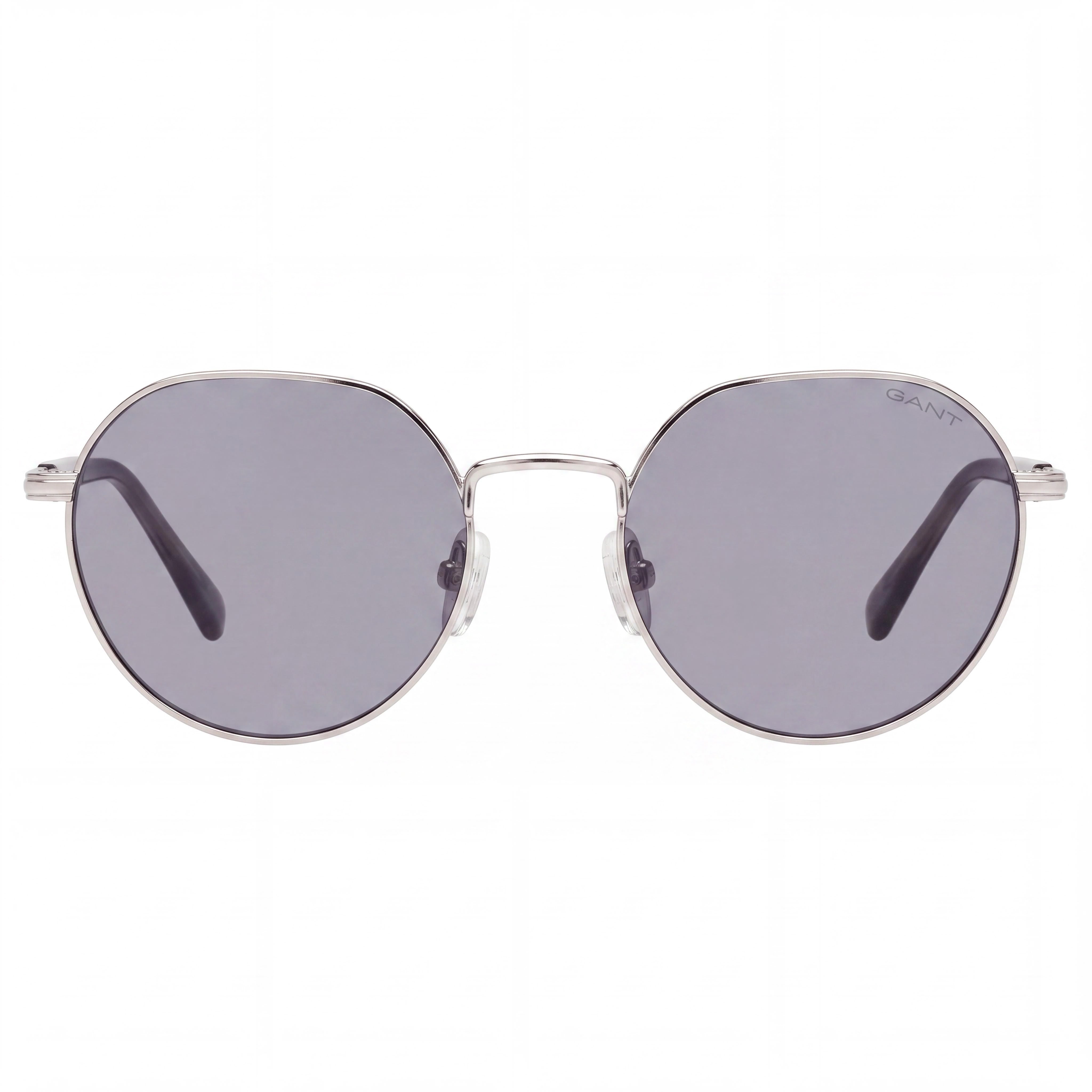 GANT Women's GA7233 Metal Frame Polycarbonate Lens UV Protective Sunglasses in Shiny Palladium 53mm Lens, Photo 2
