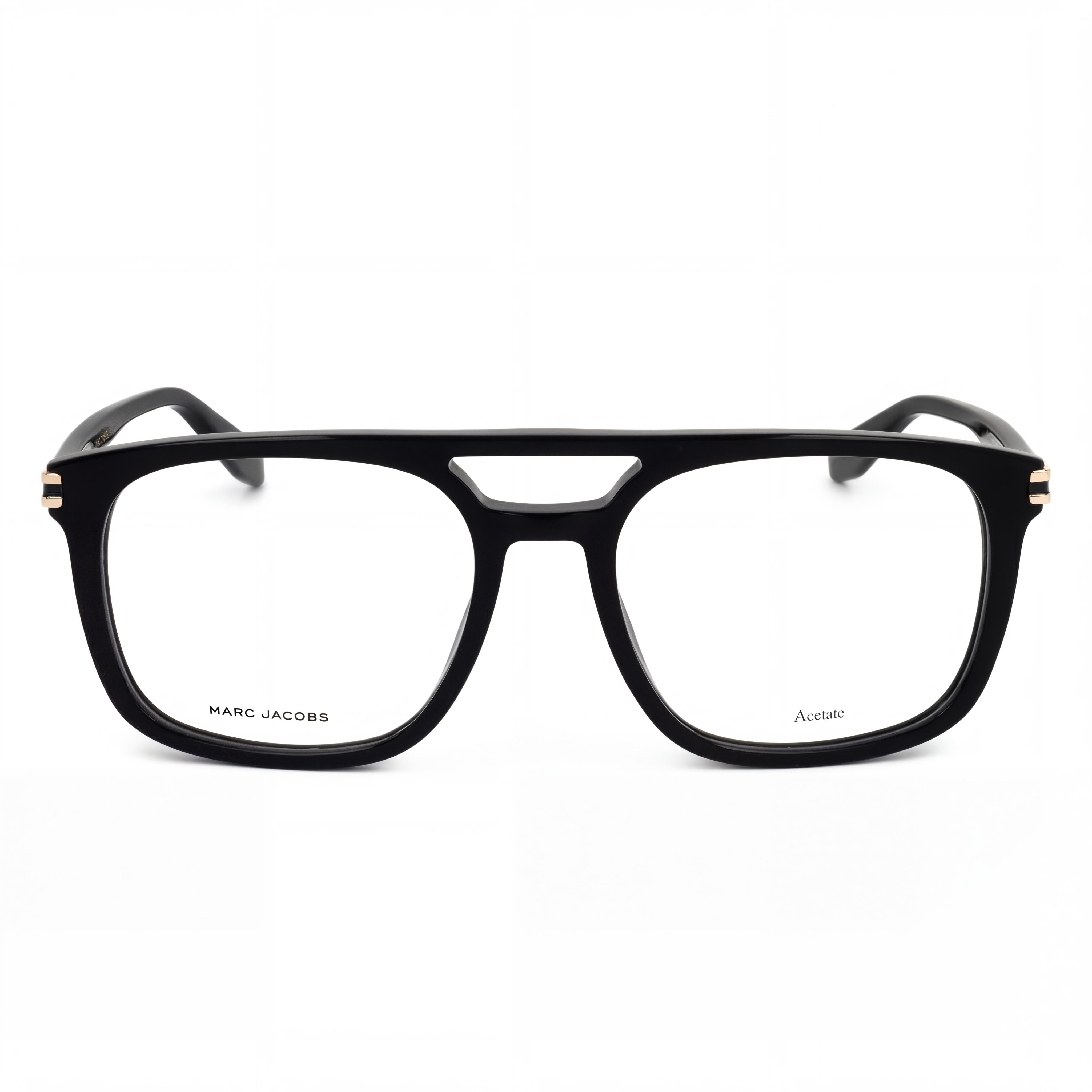 Marc Jacobs Marc 572 Black Acetate Unisex Eyeglasses with 54mm Lens, 18mm Bridge, 145mm Temples, Photo 2
