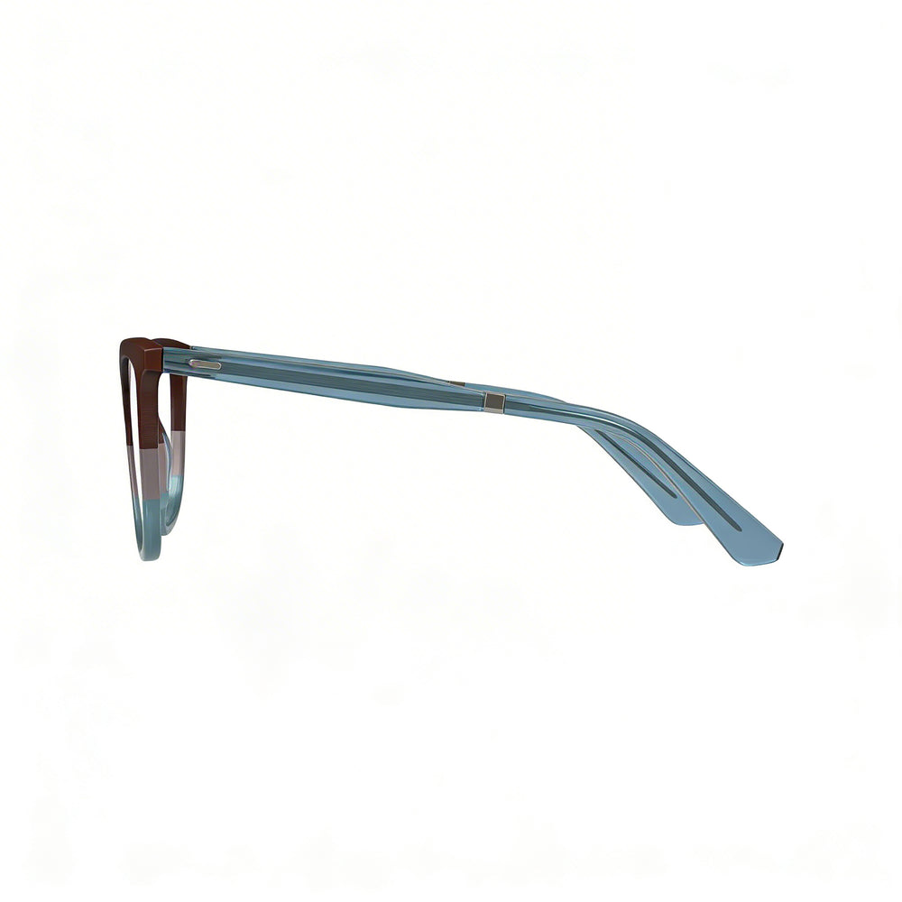 Gafas de sol unisex Calvin Klein Ck23545 Avio de acetato marrón y gris (53 mm)