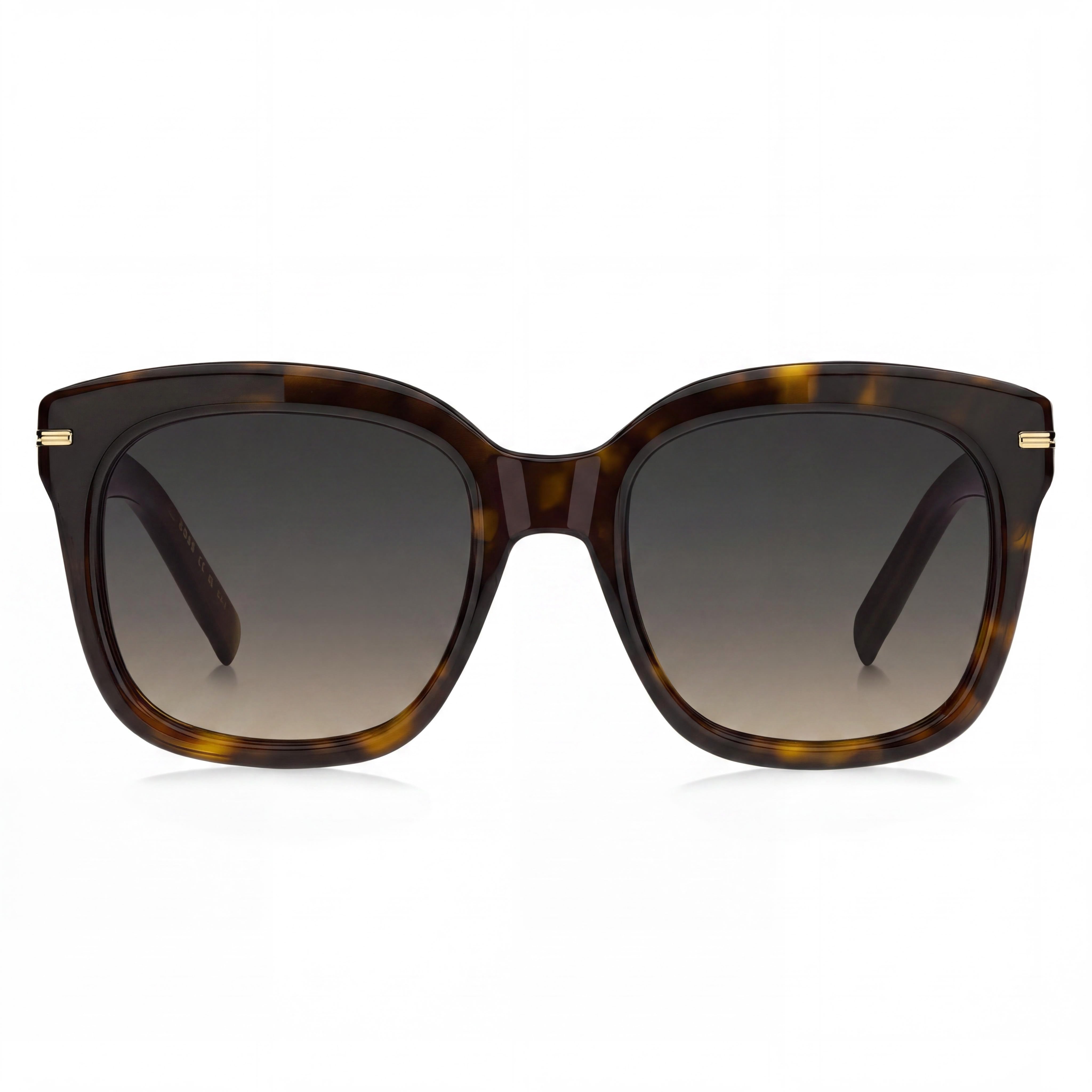 Hugo Boss Casual Women's Havana Acetate Grey Brown Lens 100% UV Protection Sunglasses 53mm, Photo 2