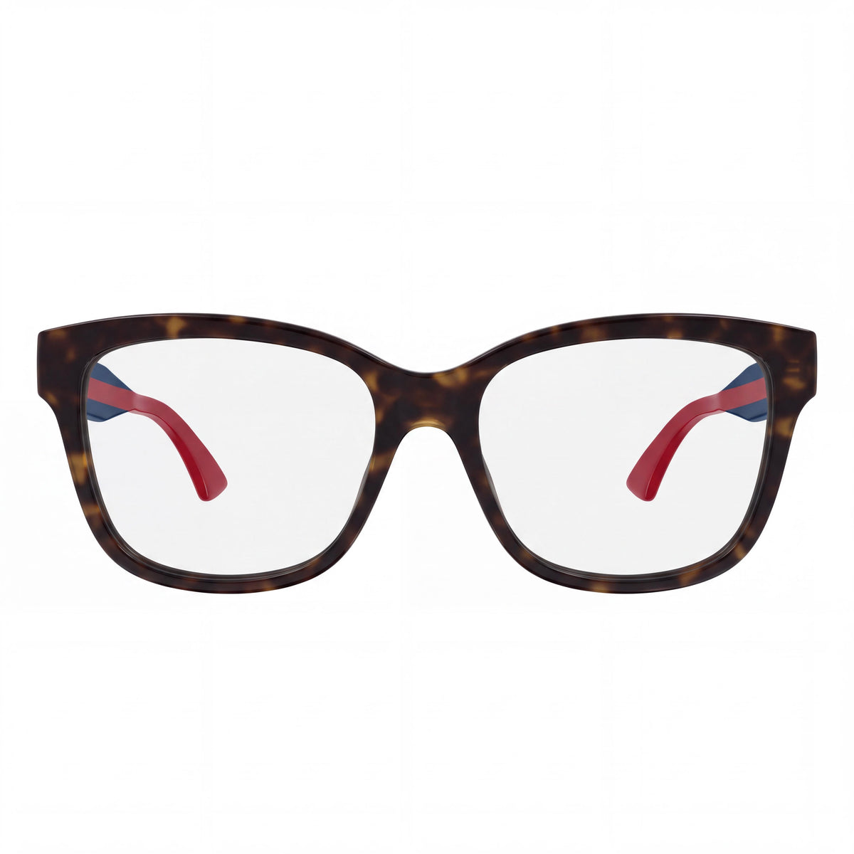 Gafas Gucci GG0038ONN-003 Unisex Clásicas de Acetato Havana, Transparentes, Policarbonato Azul, Sin Graduación, 54mm, Photo 2