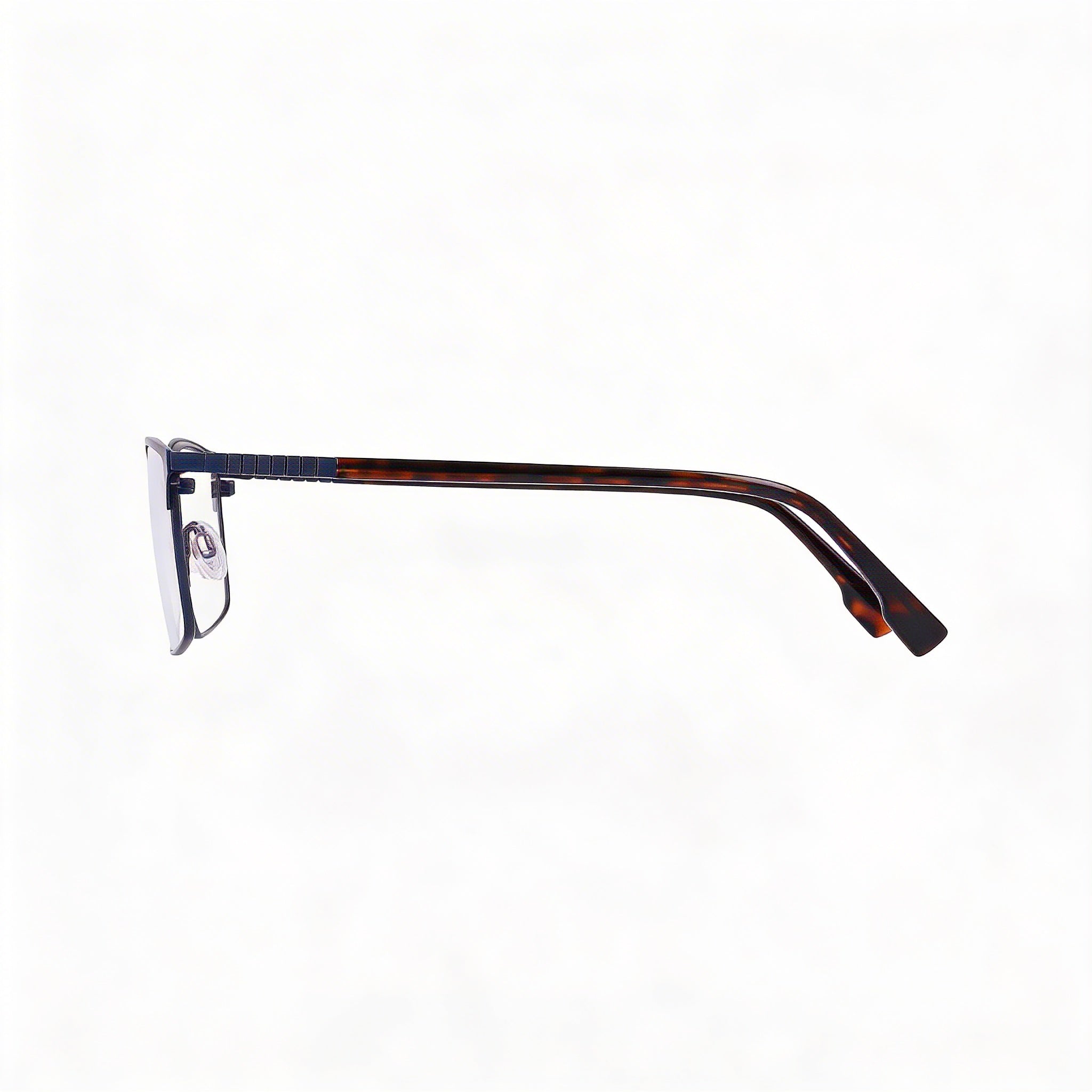 Flexon E1129 Unisex Eyewear with Matte Navy Acetate Frame, Non-Polarized Polycarbonate Lenses, Lens Width 59mm, Photo 3