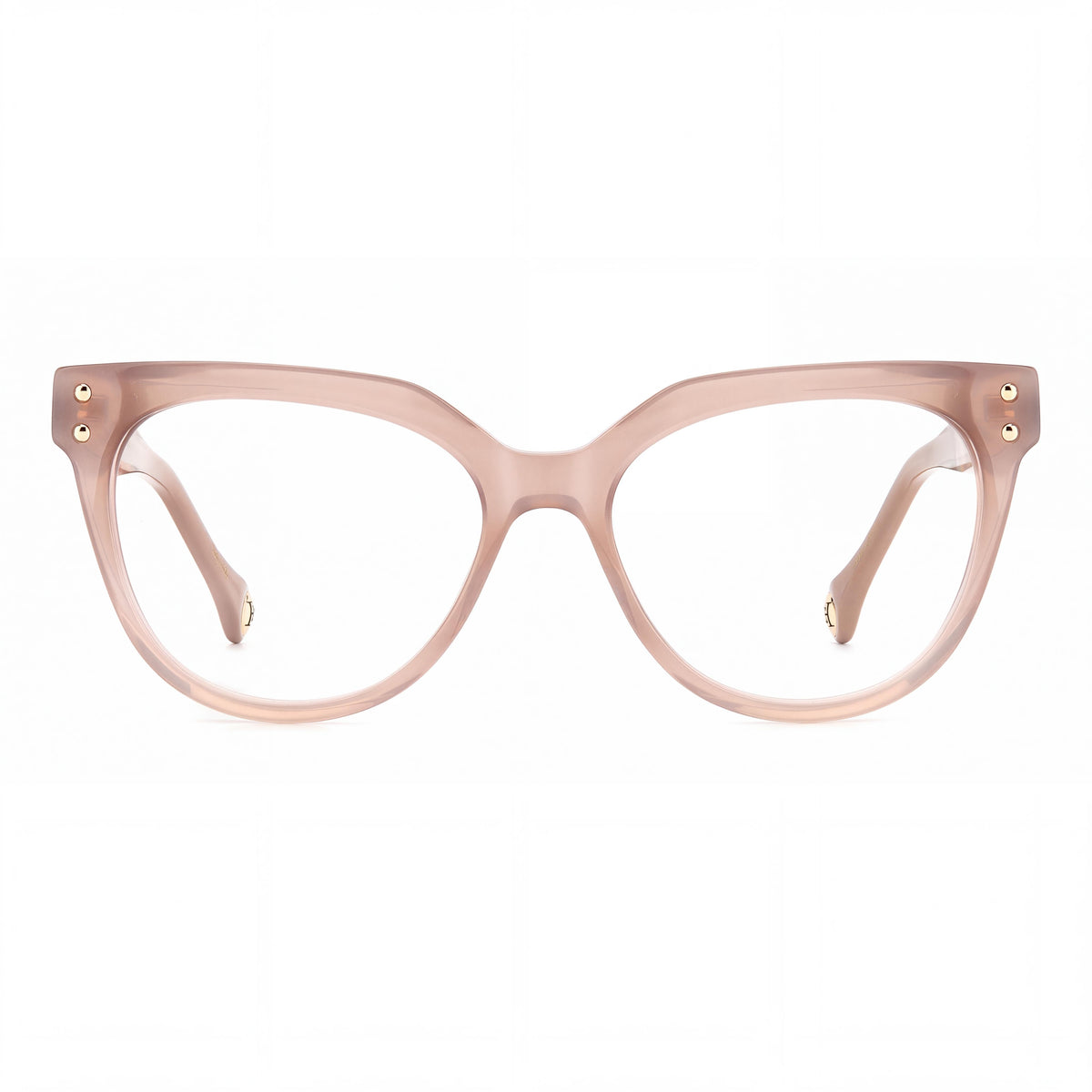 Carolina Herrera 0224 Gafas de vista ecológicas para mujer ojo de gato color nude 52-16, Photo 2