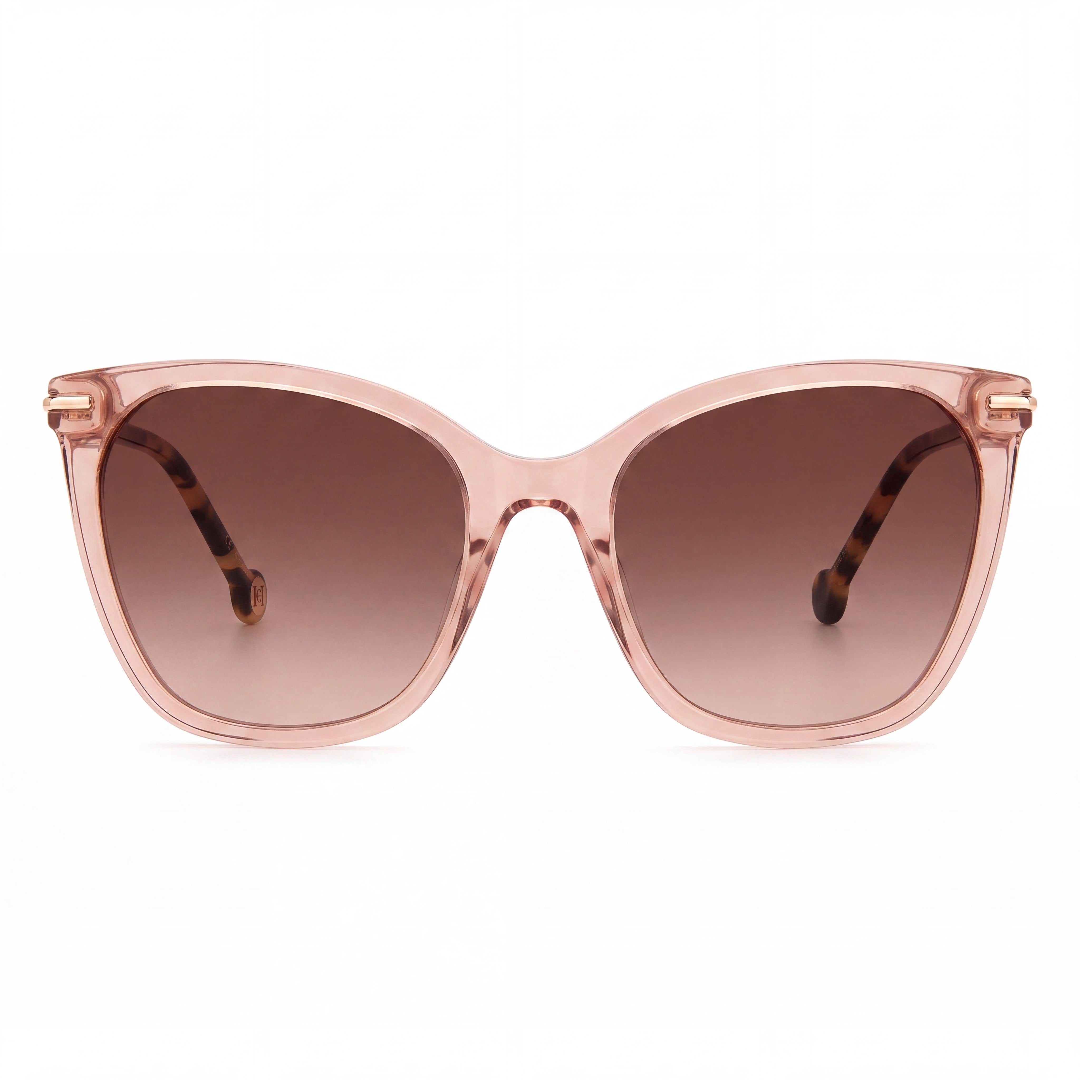 Gafas de sol Carolina Herrera para mujer Her 0091/S Nude Havana de plástico con degradado marrón, protección 100% UV y 56 mm, Photo 2