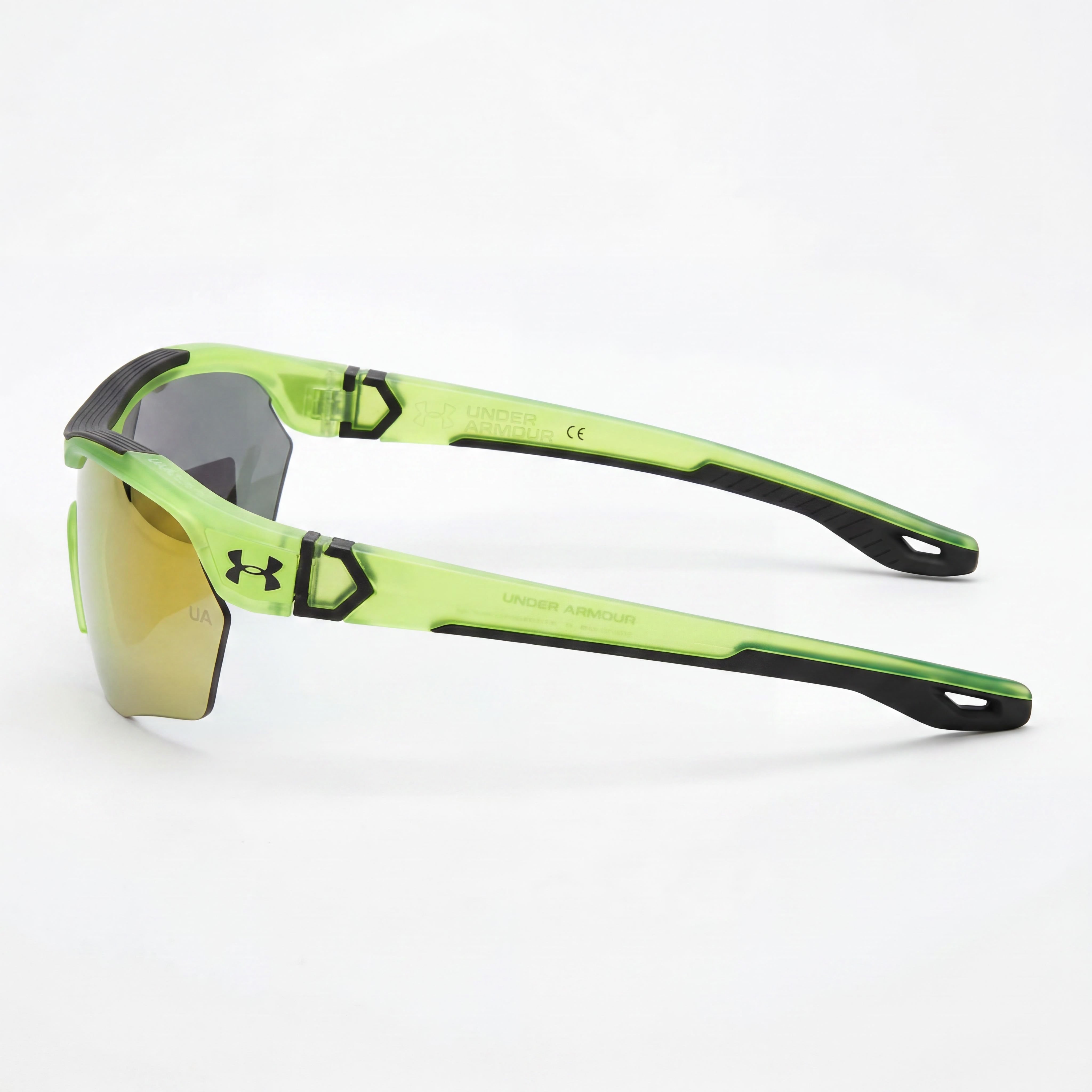 Under Armour Wayfarers Unisex Green Polyamide Frame Orange Multilayer Lenses UV Protection 99mm, Photo 2