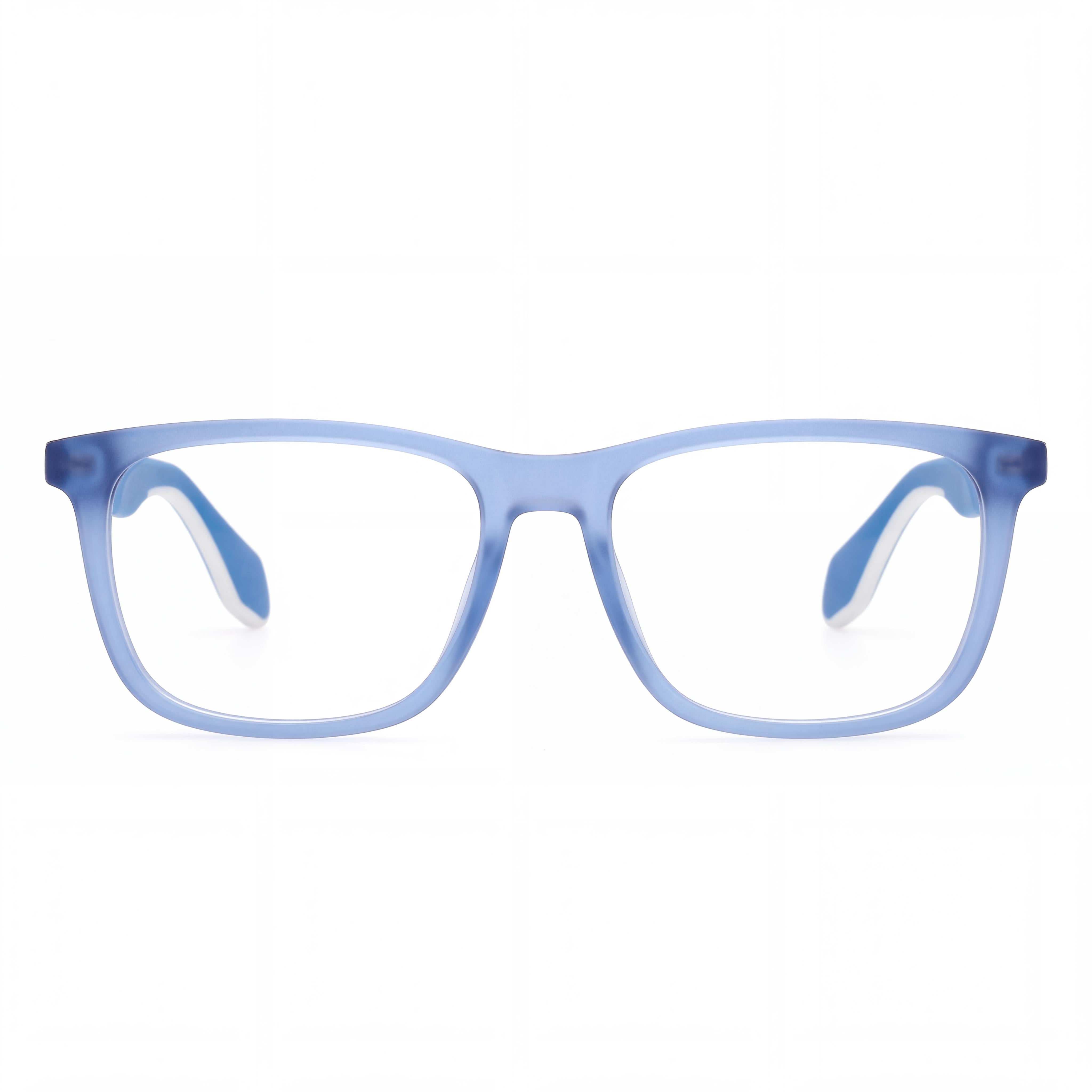 adidas OR 5076 navigator Men's Injected Matte Light Blue 54mm Eyeglasses, Photo 2