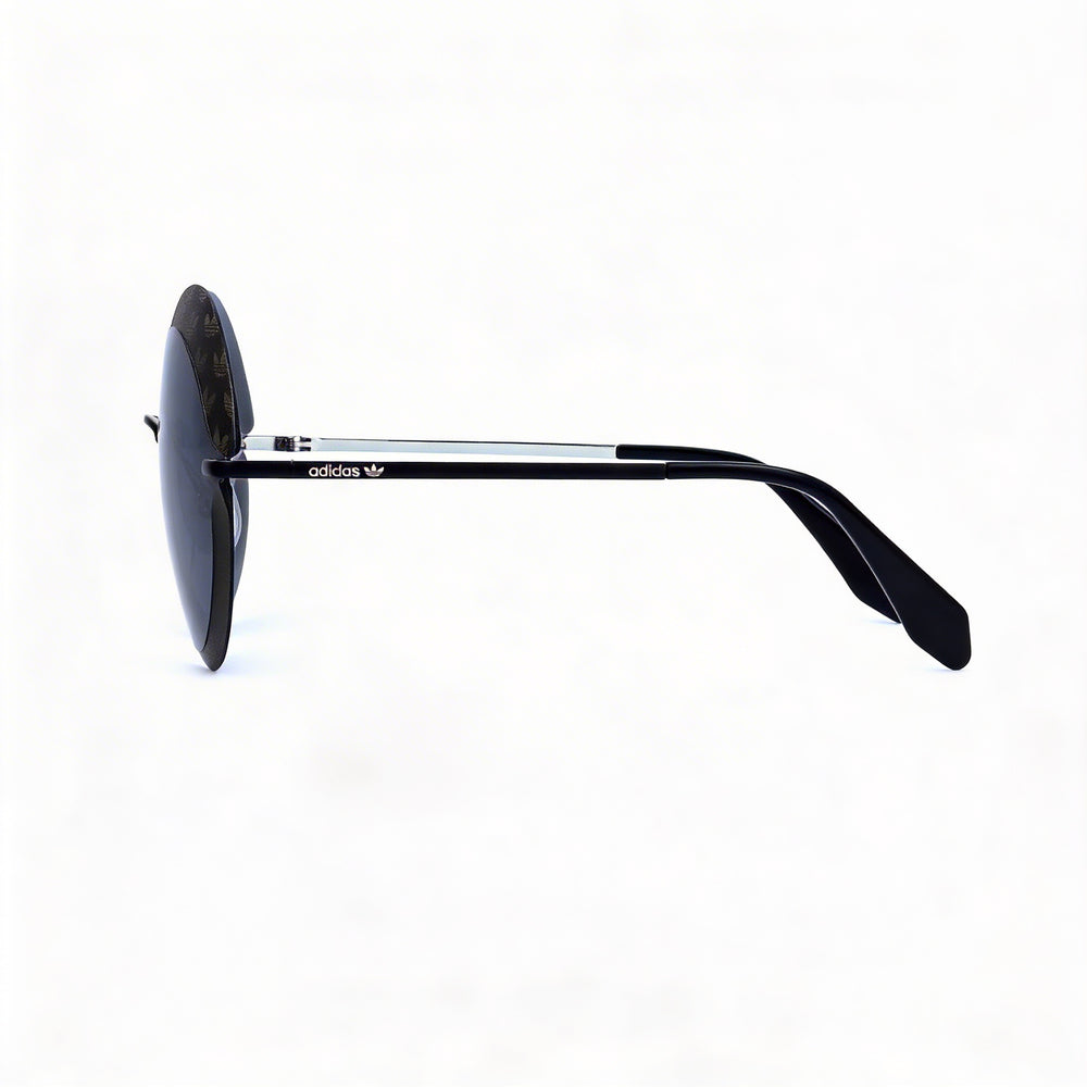 Gafas de sol adidas Originals Contemporaneo para mujer con montura de metal negro y lentes negras, protección UV, 67 mm