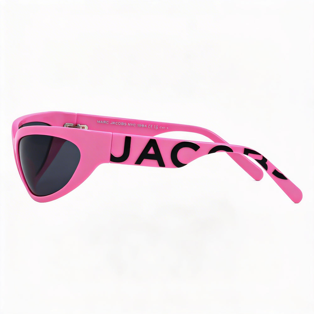 Marc Jacobs MARC 738/S Women's Fuchsia Black Cellulose Propionate Grey Non-Polarized Sunglasses 61mm