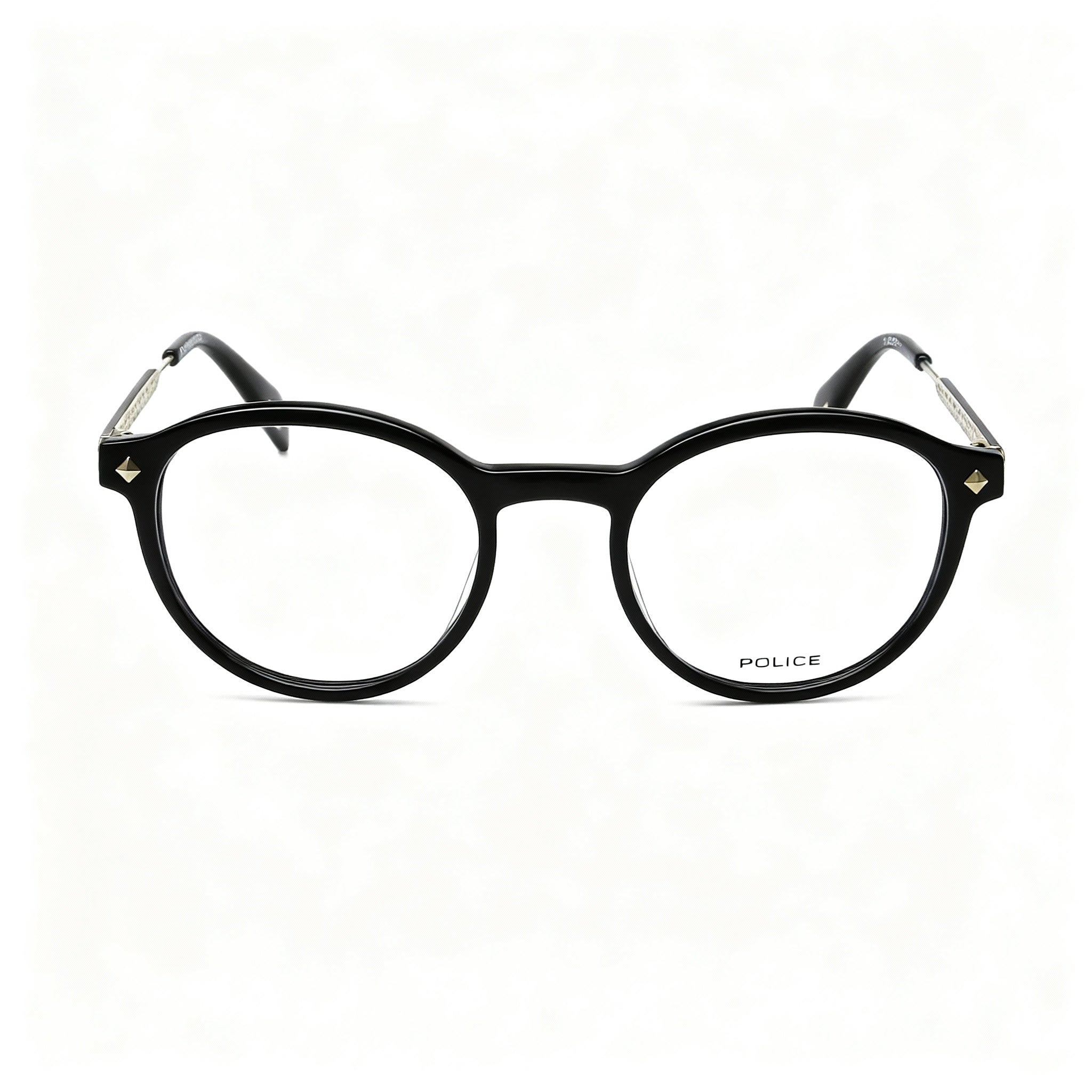 Police Modern VPLG27 Men's Acetate & Metal Frame Non-Polarized Polycarbonate Eyeglasses 49mm, Photo 3