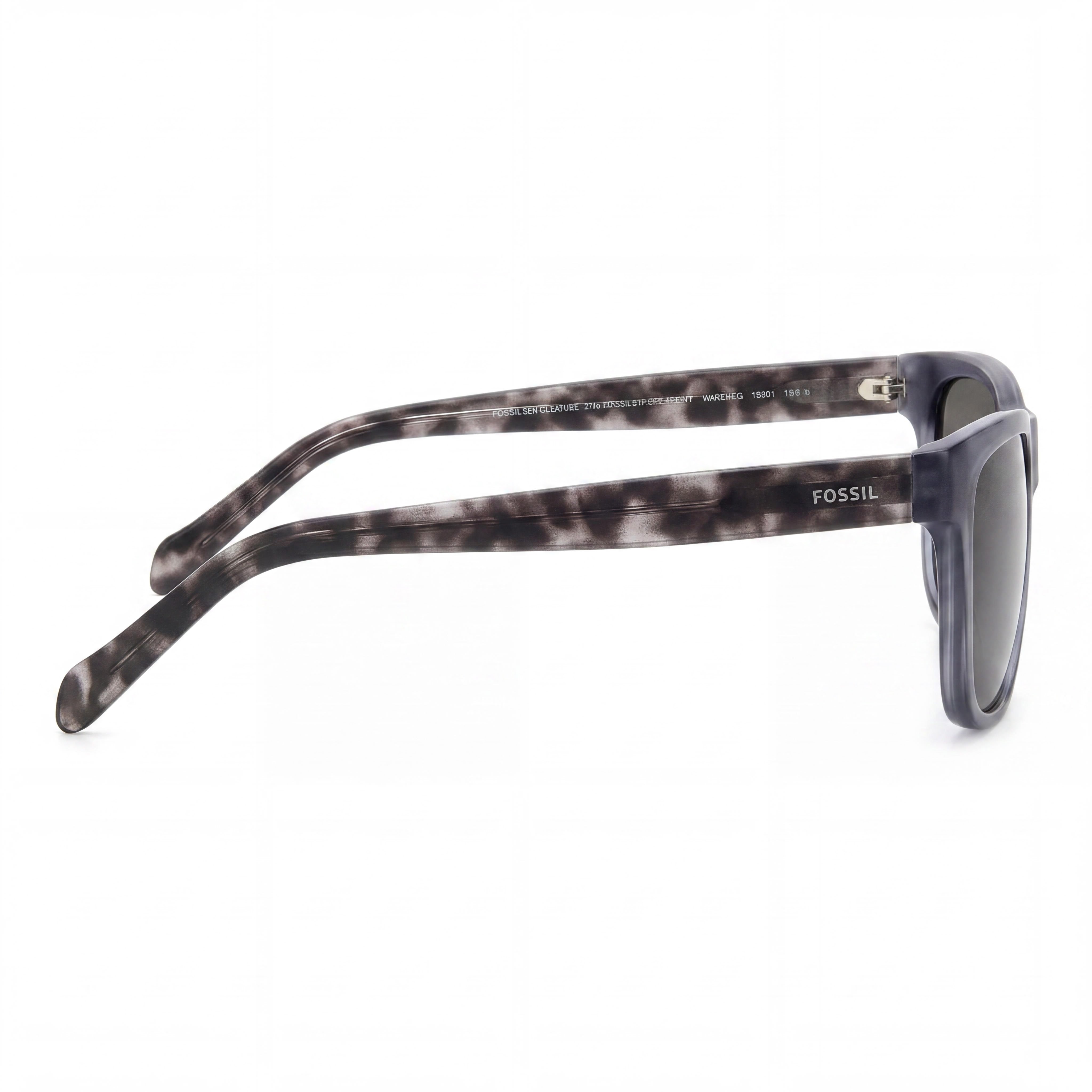 Fossil FOS 3160/S Men's Matte Grey Propionate Frame with Polycarbonate Lenses, UV Protection 55/19/145mm, Photo 3