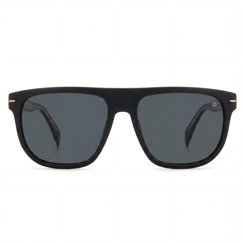 David Beckham Db 7111/S Women's Matte Black Gold Acetate Frame Grey Non- 56mm