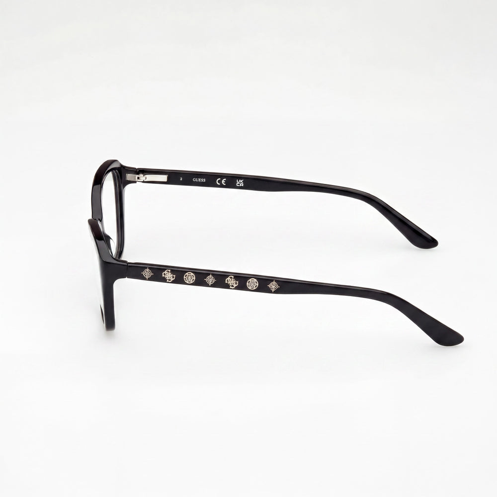 Gafas Marcolin GU50115 para mujer, montura negra brillante con lentes de compuesto multicolor, tamaño 2-14-140