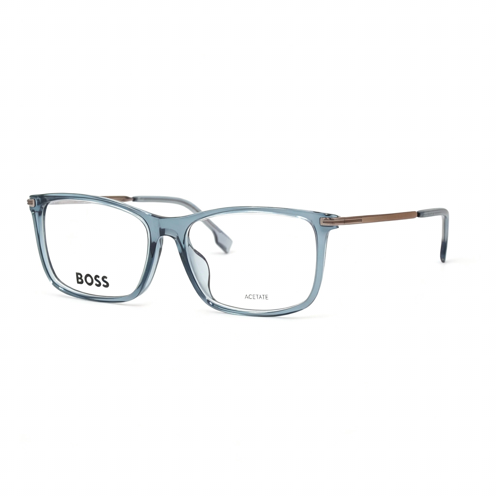 BOSS Audio Systems VISTA 1614/F Men's Casual Acetate Eyeglasses, Dty Frame, Clear Lenses 56-17-145