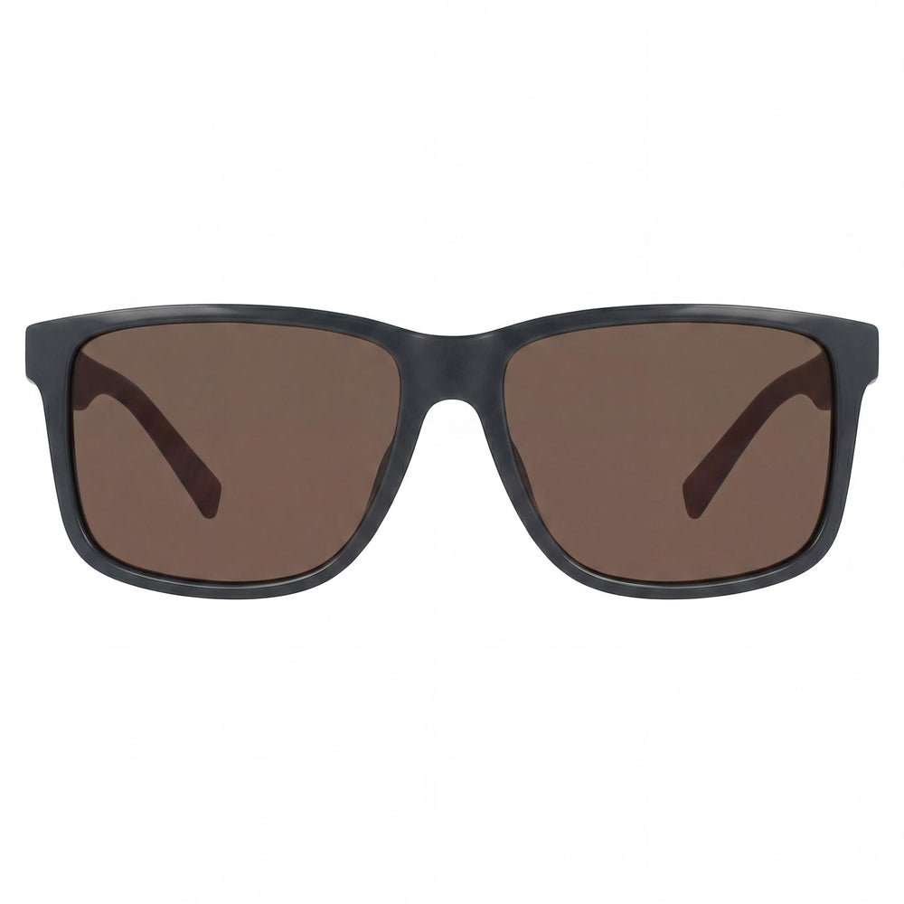 Gafas de sol para mujer Ferragamo con montura de plástico roja gris oscuro y lentes de policarbonato, 57 mm