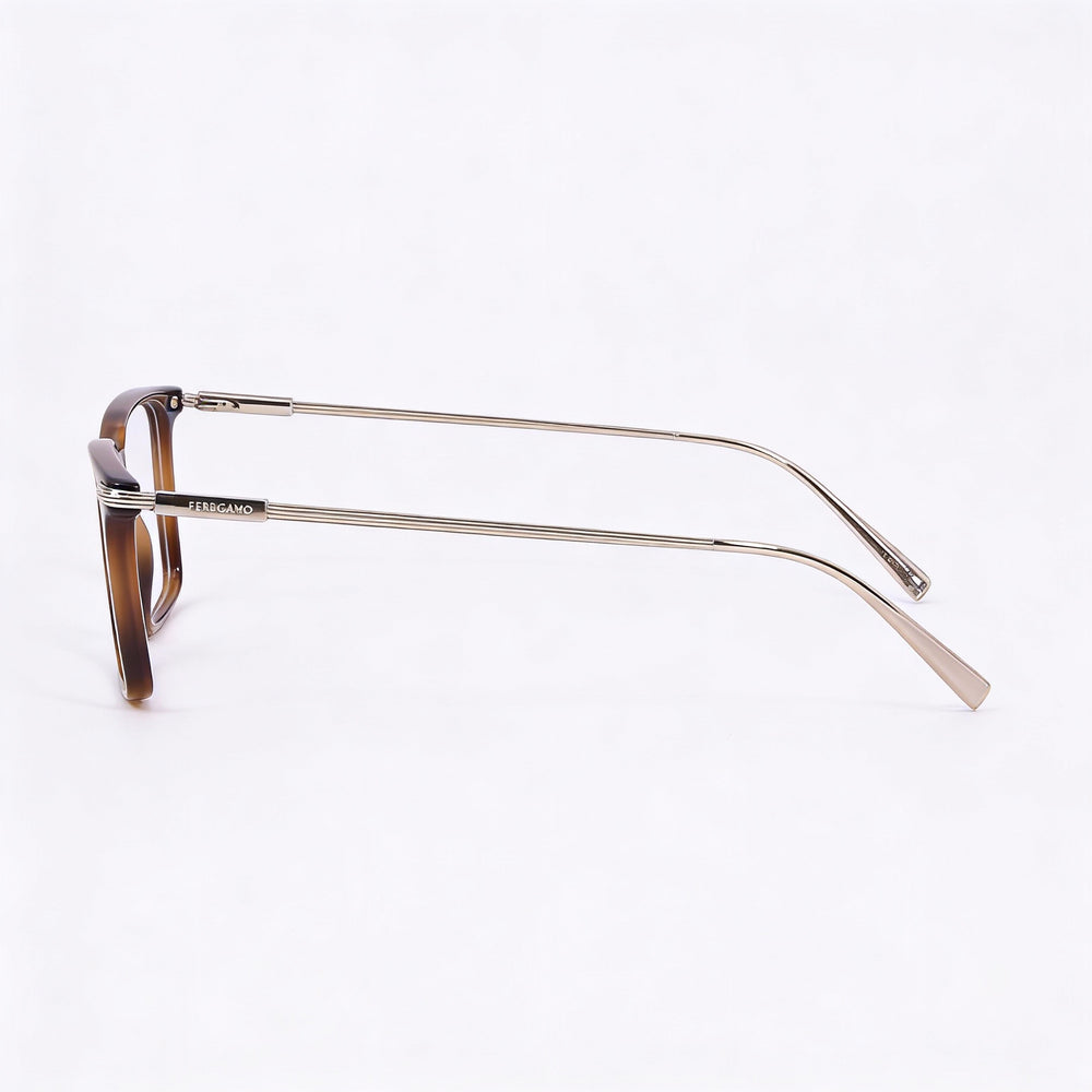 Montura de gafas ópticas de acetato para mujer Salvatore Ferragamo SF2977 en color carey, ancho de lente de 53 mm