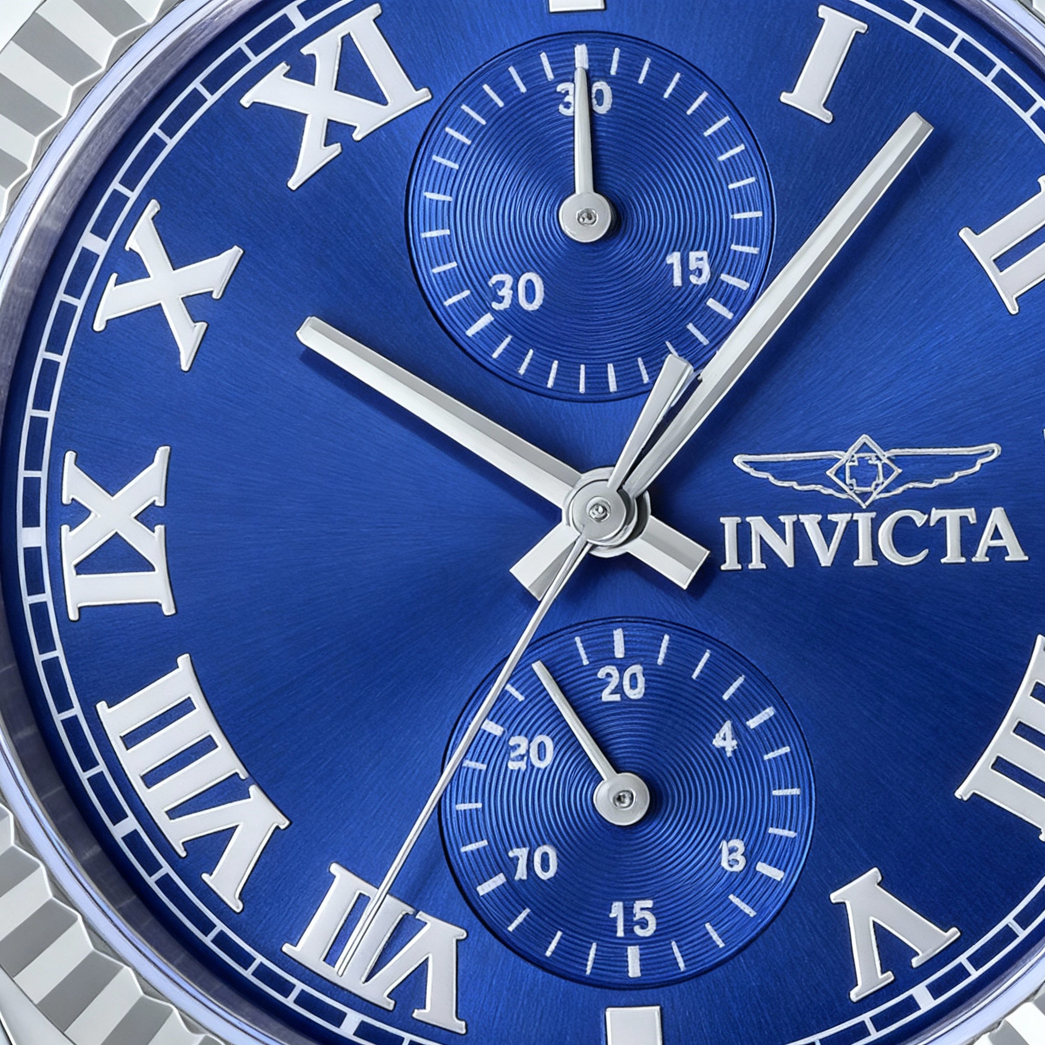 Invicta Specialty 47437 Unisex Silver Stainless Steel Bracelet Watch Blue Dial Quartz 36mm, Photo 2