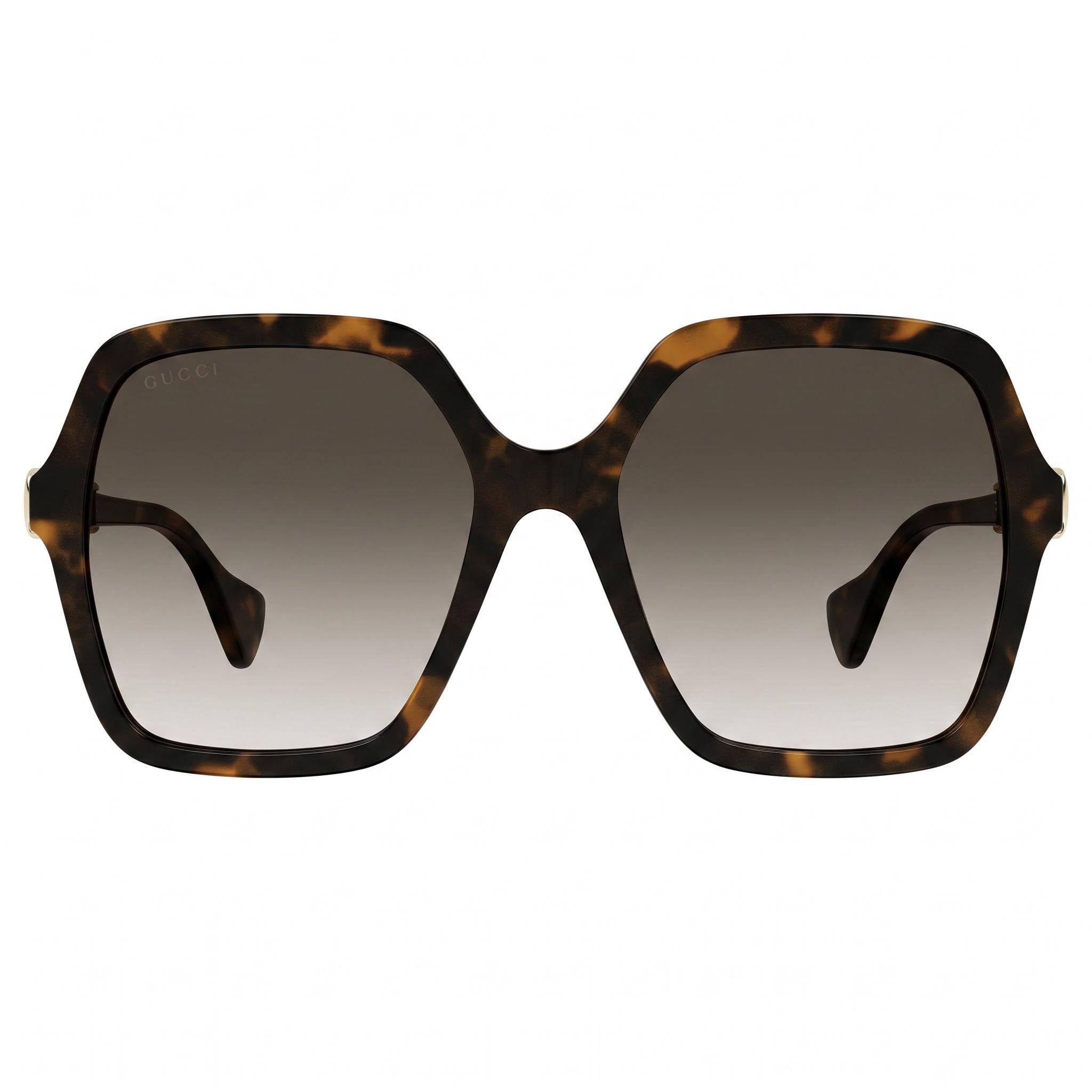 Gucci GG1072S-002 Women's Brown Gradient Lens Havana Acetate Full Rim Square Sunglasses 56-19, Photo 2
