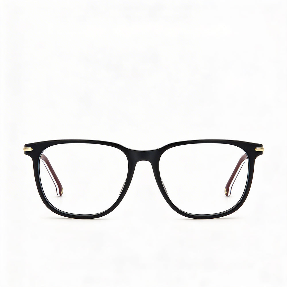 Carrera Carrera 308 Unisex Eyewear with Plastic Frame, Black Stripe Color, Polycarbonate Lenses, Size 53-17-145