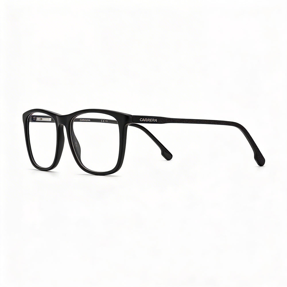 Carrera Carrera 263 Unisex Optical Eyeglasses in Matt Black Plastic with Matte Black Demo Lenses 55mm