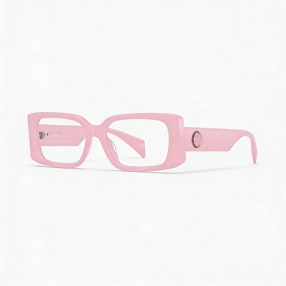 Versace Ve 3362u Women's Pink Acetate Frame Sunglasses 51mm Lens Width 17mm Bridge 140mm Temple