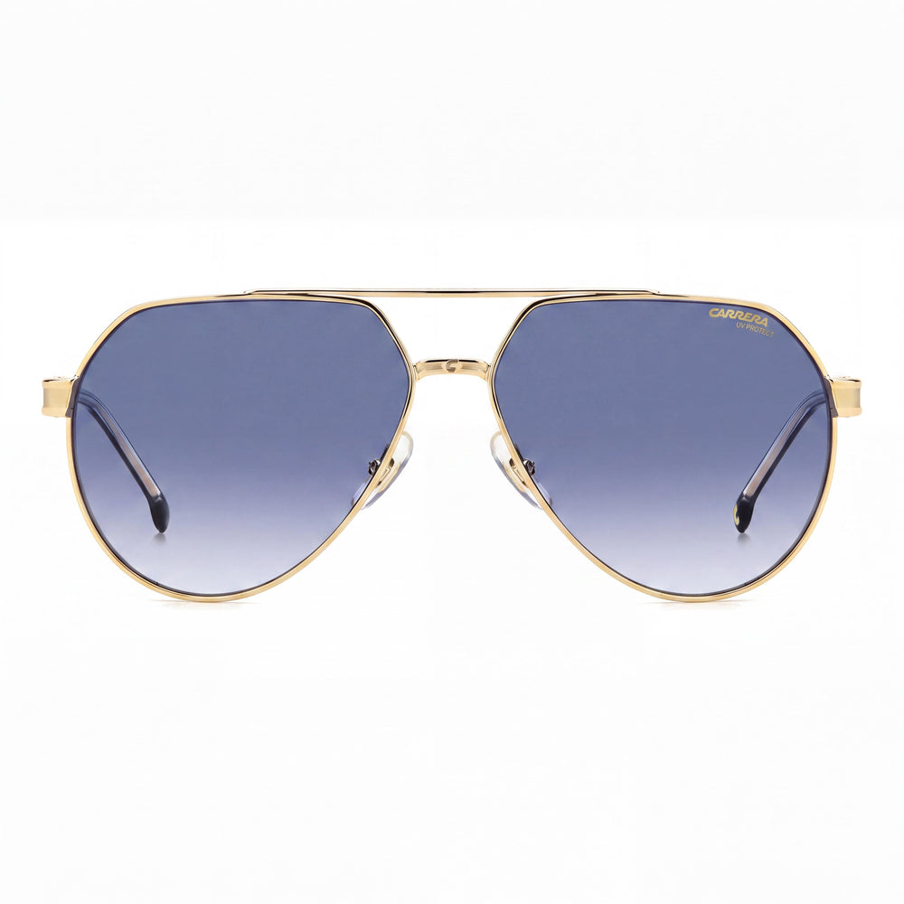 Carrera 1067/S Women's Gold Acetate Frame Smoke Lenses Non- 62mm Sunglasses