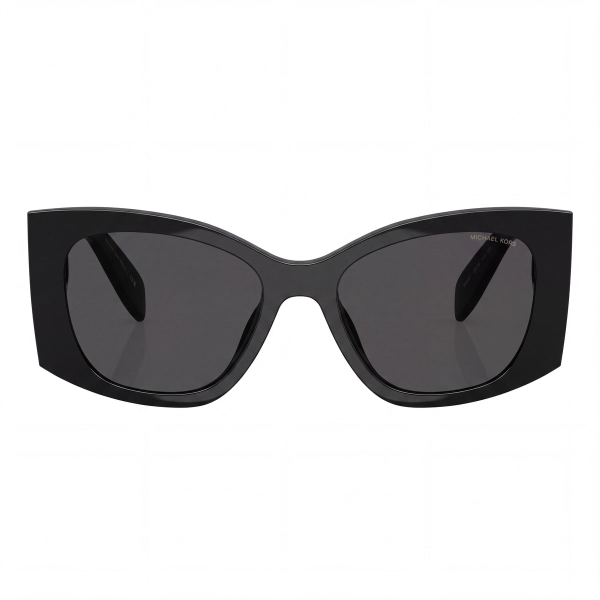 Gafas de sol para mujer Michael Kors Mk2244u Costa Blanca de ajuste universal, de plástico negro, lentes gris oscuro 100% UV no polarizadas, 53 mm, Photo 2