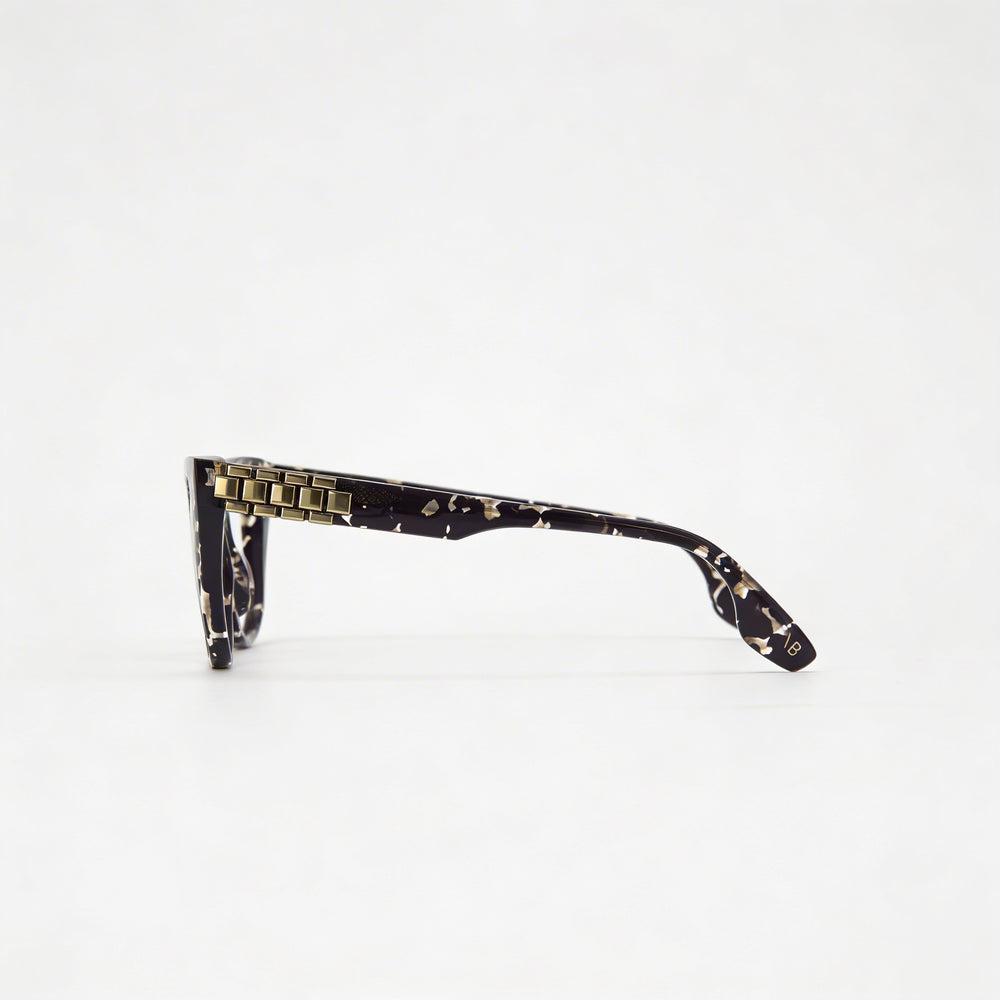 Victoria Beckham Gafas de Sol Modernas para Mujer, Montura de Acetato Negro Havana, Lentes de Policarbonato No Polarizadas de 52mm