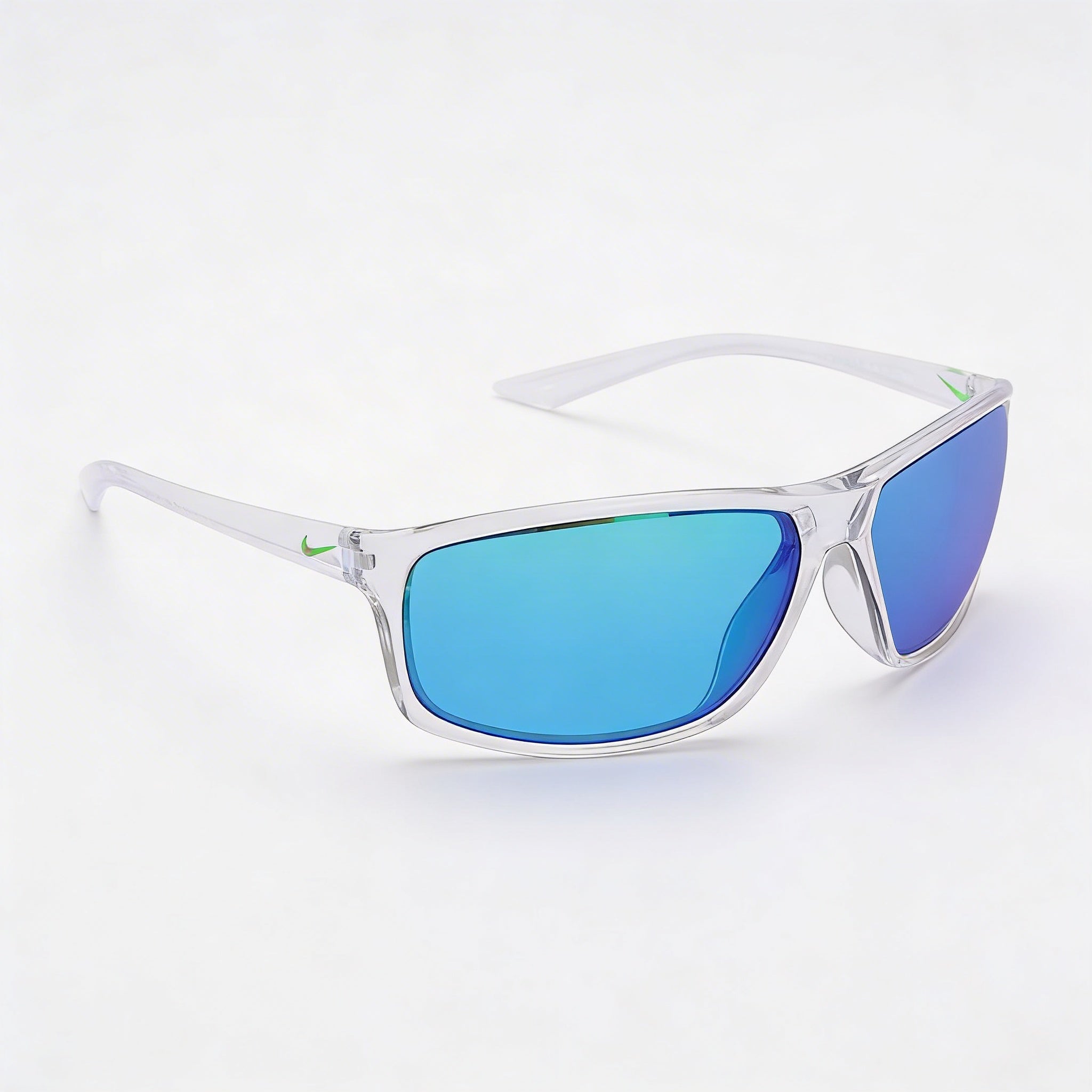 Nike Adrenaline M Men's Clear Grey Green Titanium Frame UV Protected Sunglasses with Polycarbonate Lenses 64mm, Photo 3