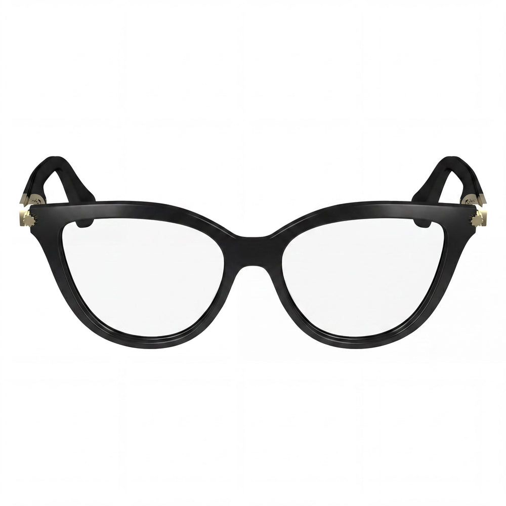 Gafas Salvatore Ferragamo Modern SF2974 negras de estilo ojo de gato, con montura de plástico, para hombre, 52 mm