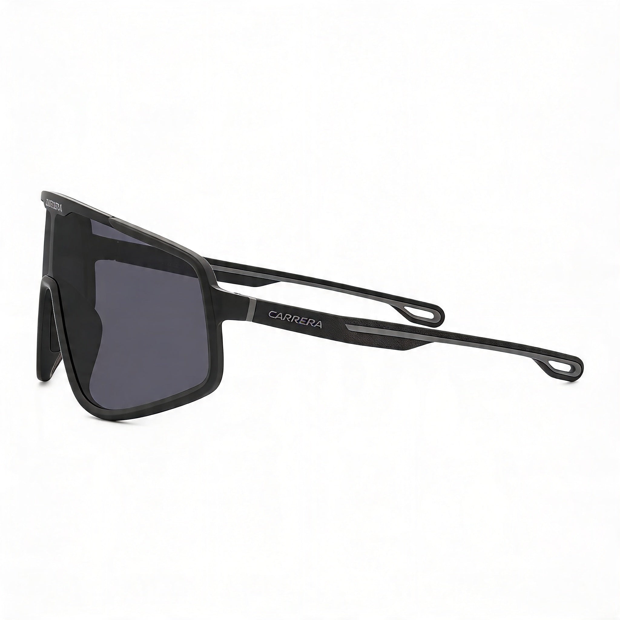 Gafas de sol Carrera Casual para mujer con protección UV, armazón de poliamida ecológica en negro mate, lentes de 99 mm, puente de 1 mm, patillas de 145 mm, Photo 3