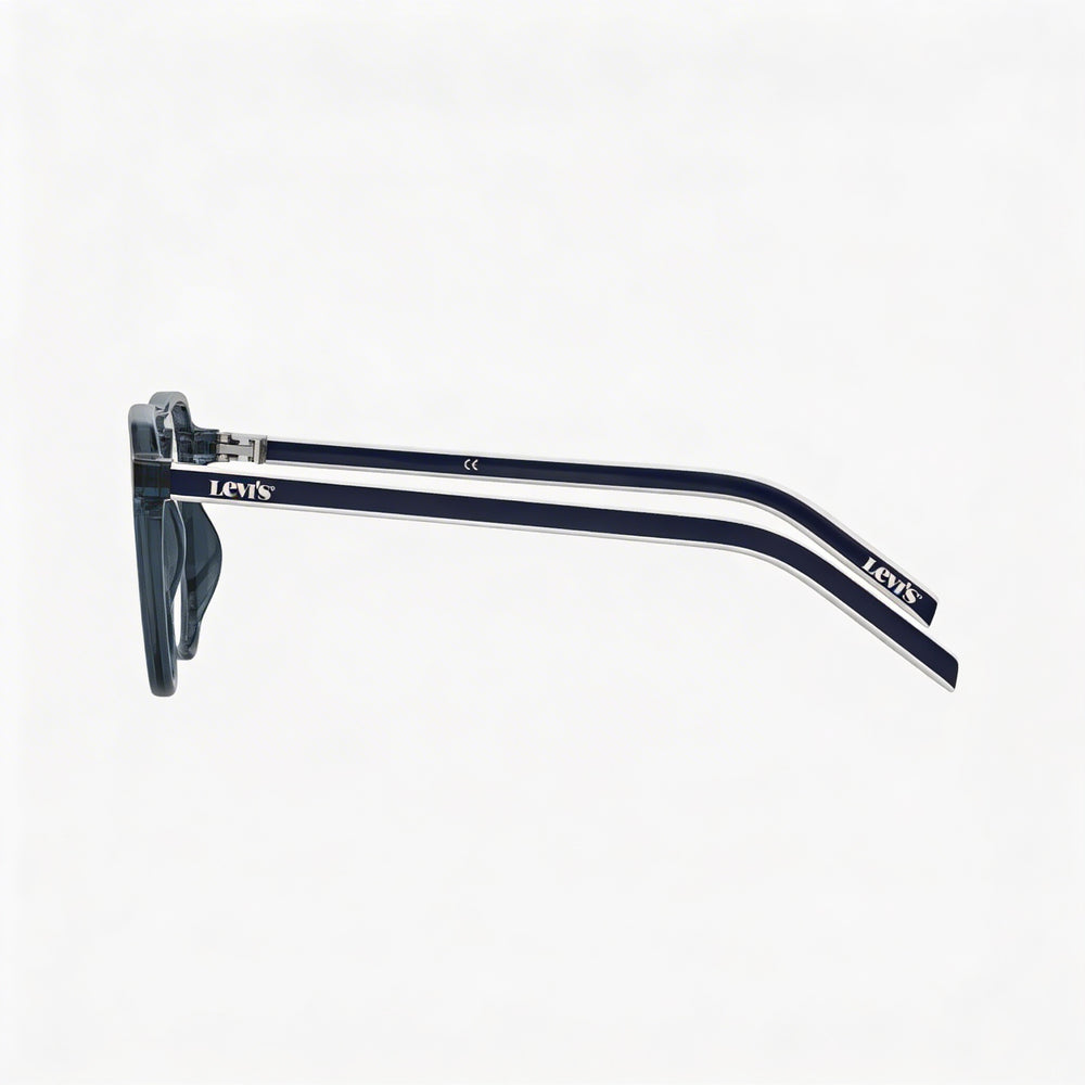 Levi's Lv 1024 Women's Blue Plastic Frame with Demo Lenses for Optical Prescription Eyeglasses 50mm