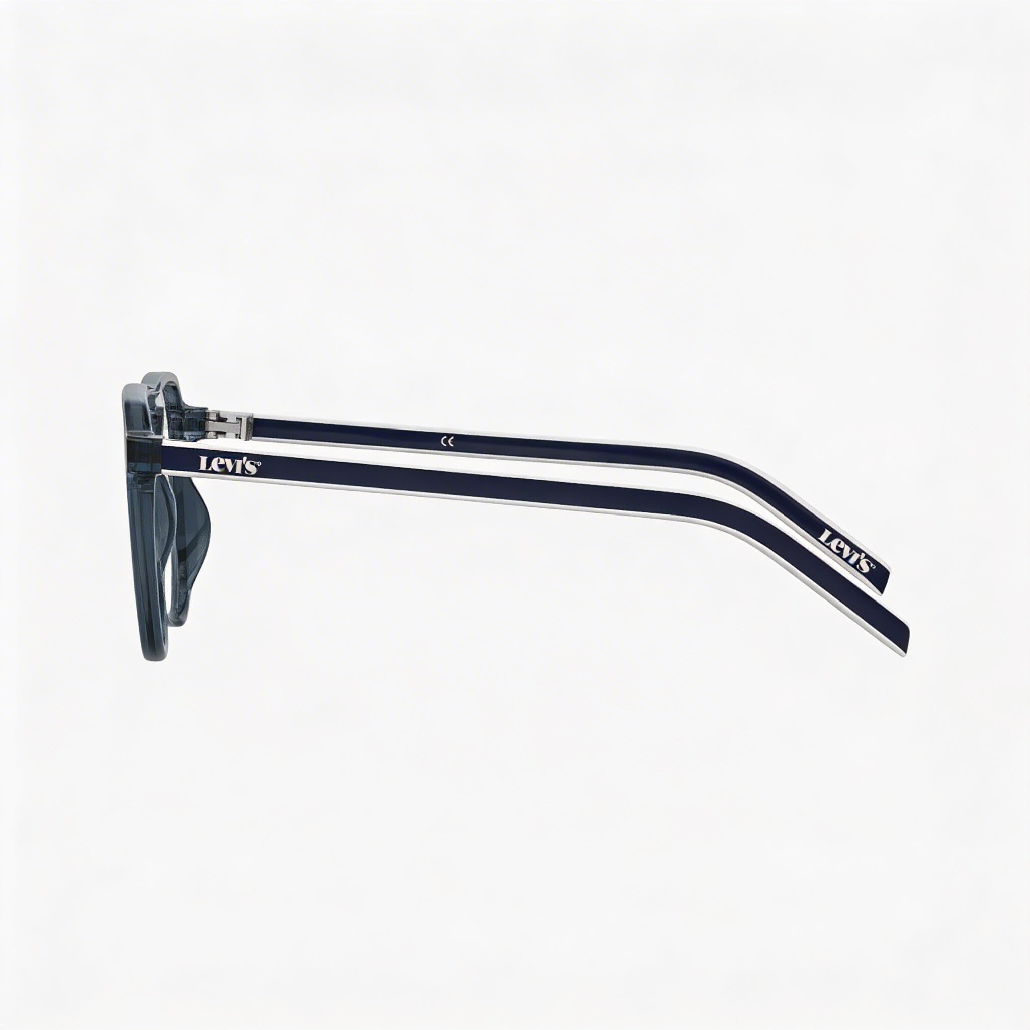 Levi's Lv 1024 Women's Blue Plastic Frame with Demo Lenses for Optical Prescription Eyeglasses 50mm, Photo 3