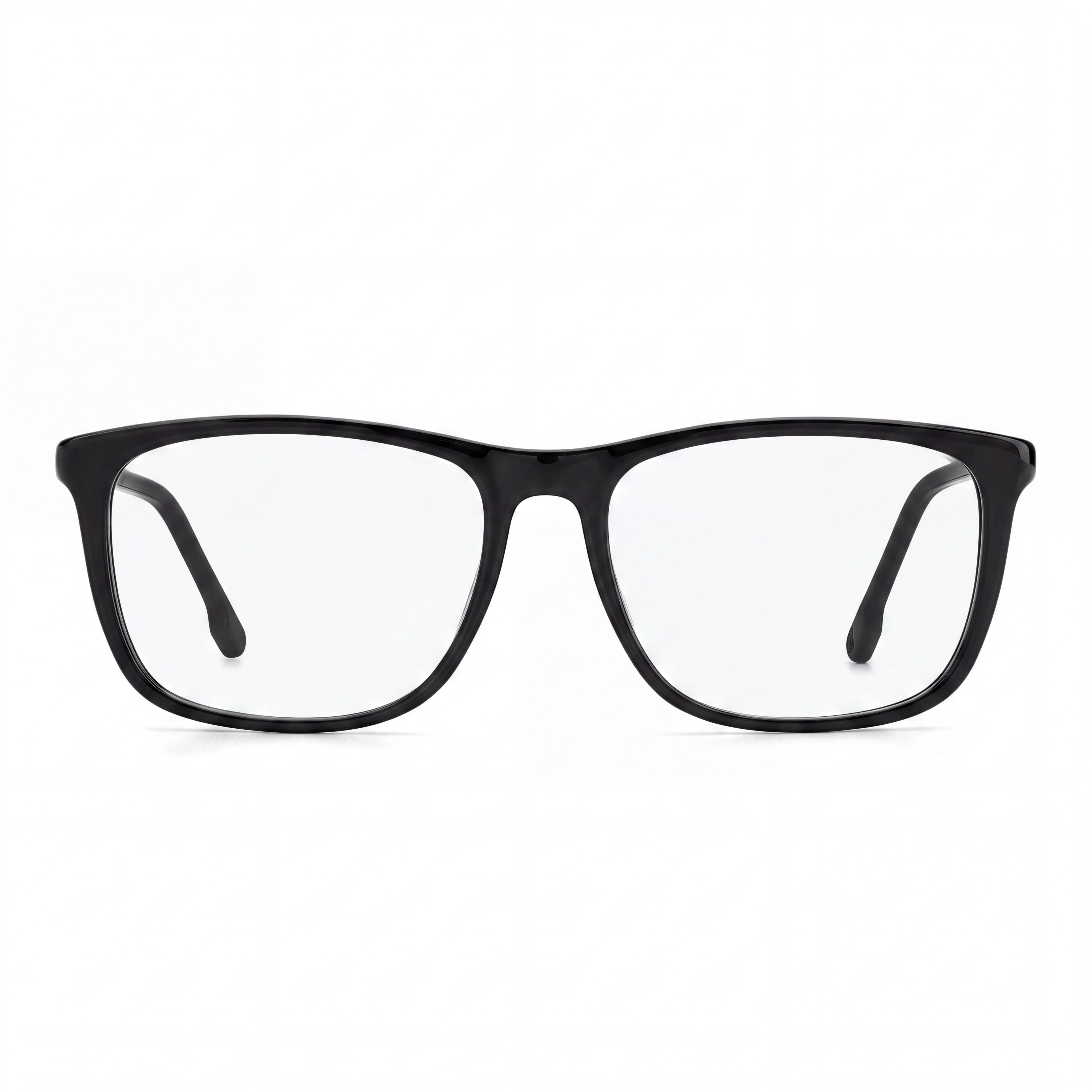Carrera Carrera 263 Unisex Black Plastic Full Rim Rectangle Prescription-Ready Eyeglasses with Black Polycarbonate Lenses 55mm, Photo 2