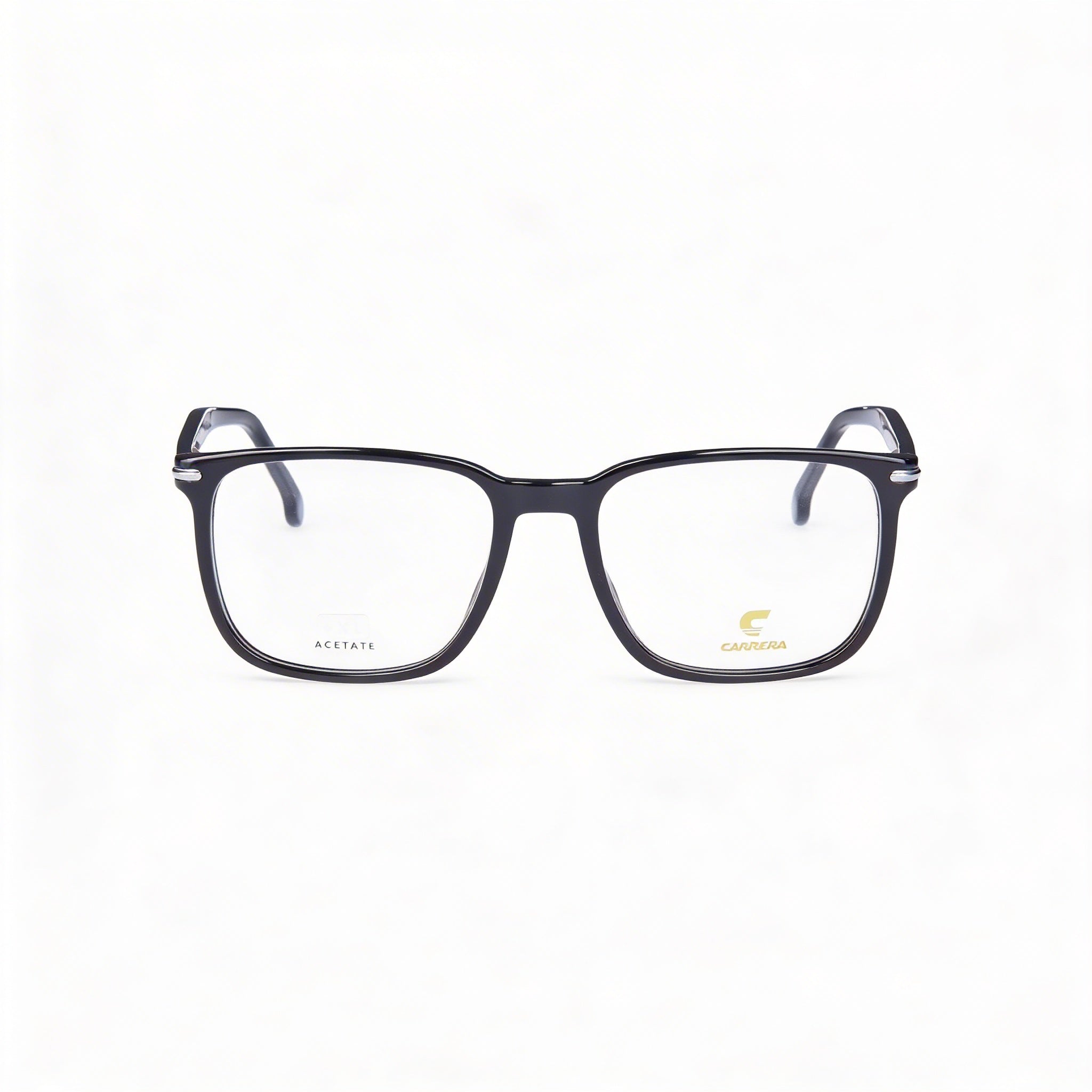 Gafas Carrera Carrera 309 de acetato negro de estilo moderno para hombre, lentes de policarbonato, 54mm, Photo 3
