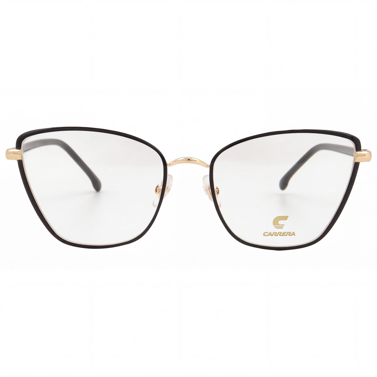 Gafas graduadas de metal para mujer Carrera Carrera 3039, negro mate/dorado, 54 mm, Photo 2