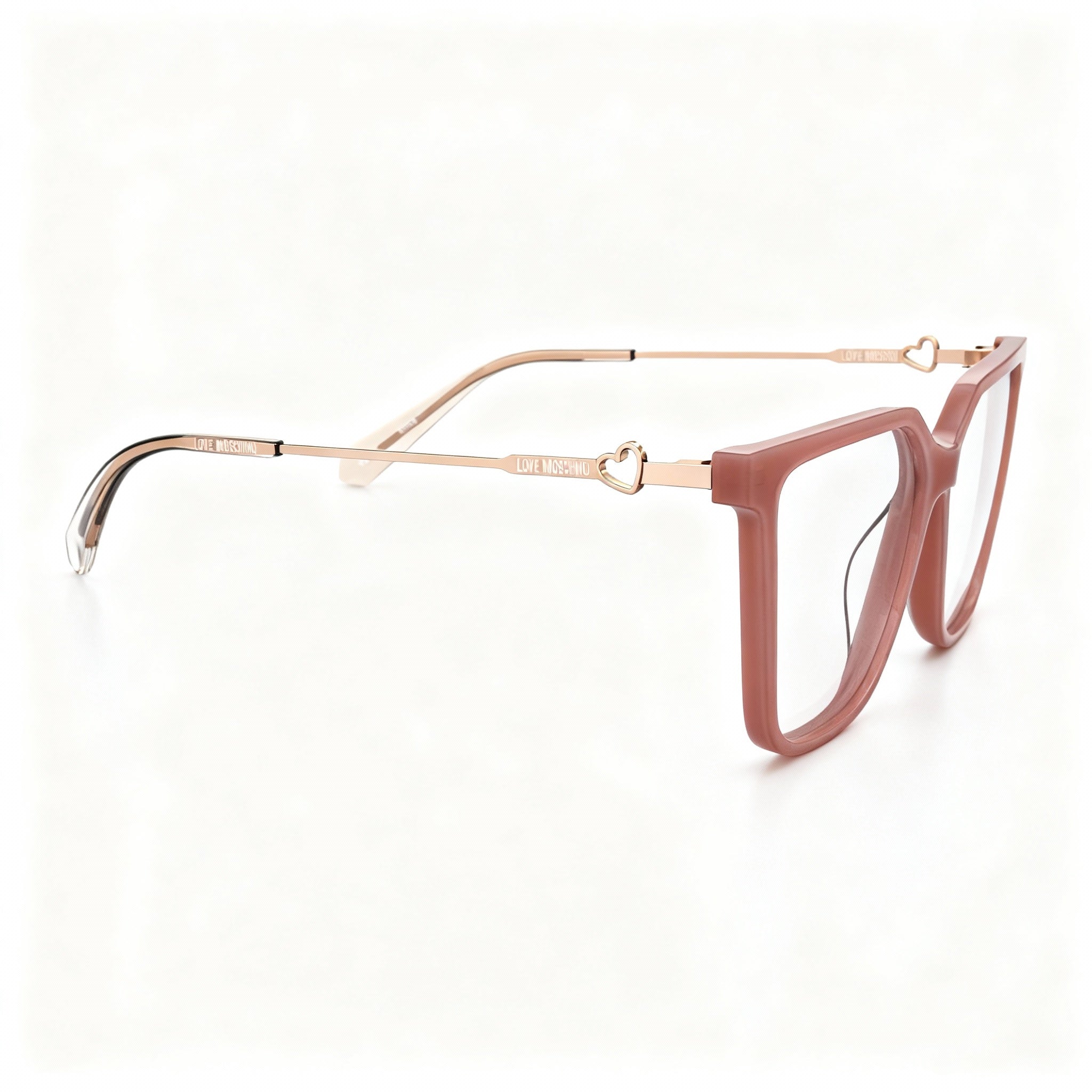 Love Moschino RECTANGULAR / SQUARE Women's Multicolored Acetate Full Rim Optical Frames 52-15-140, Photo 3