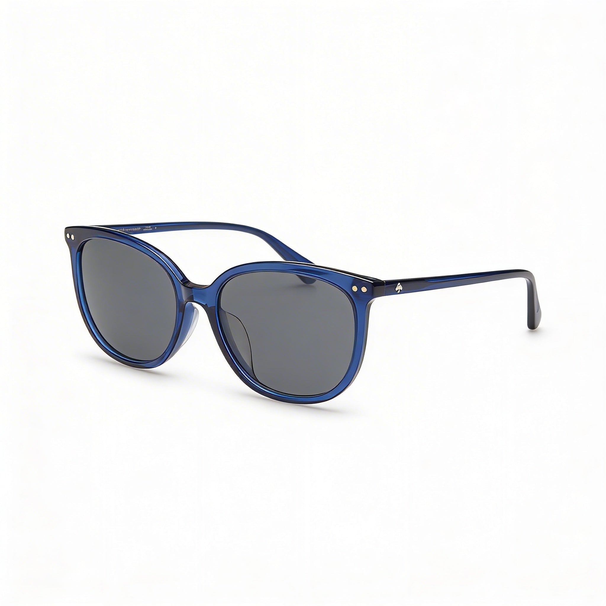 kate spade new york Alina/F/S Unisex Sunglasses with Blue Acetate Frame and Black UV Protected Lenses 45mm, Photo 1